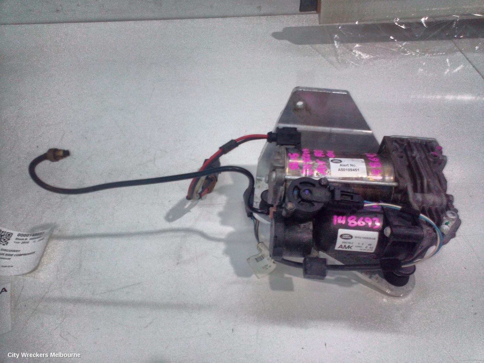 LAND ROVER DISCOVERY AIR RIDE COMPRESSOR, L319, AMK, 10/2009 - 12/2016