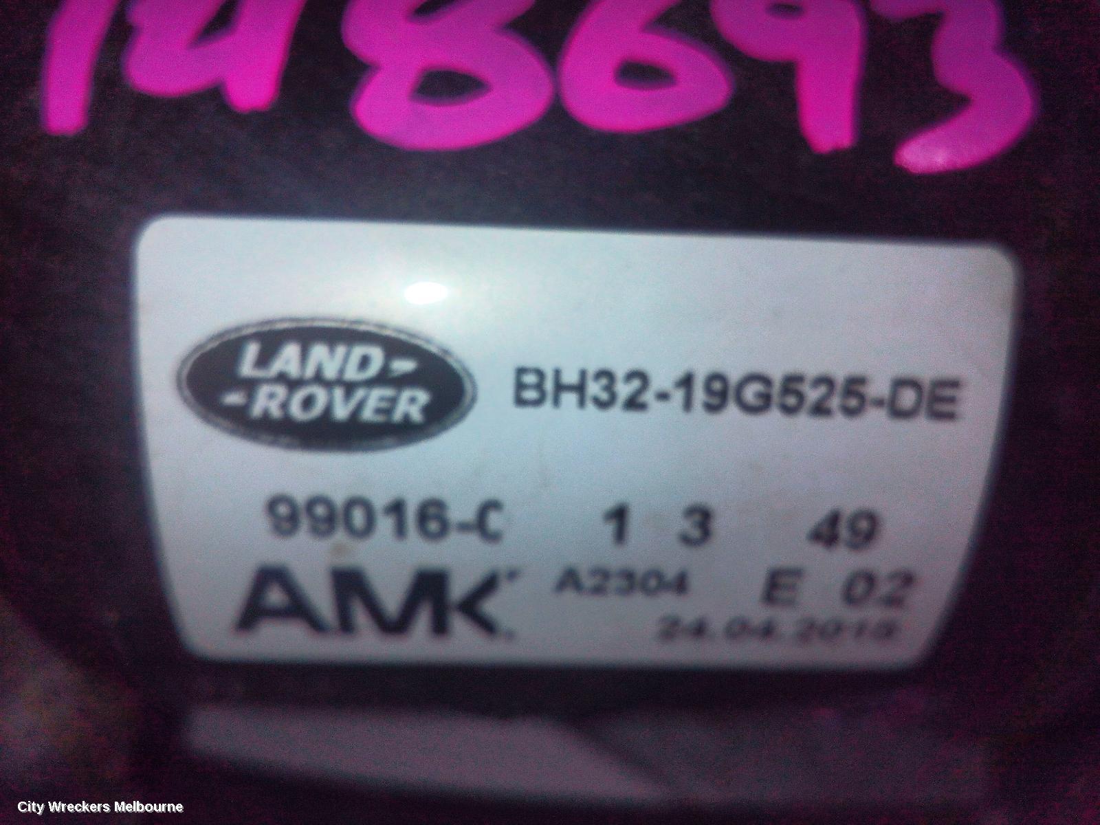 LAND ROVER DISCOVERY AIR RIDE COMPRESSOR, L319, AMK, 10/2009 - 12/2016