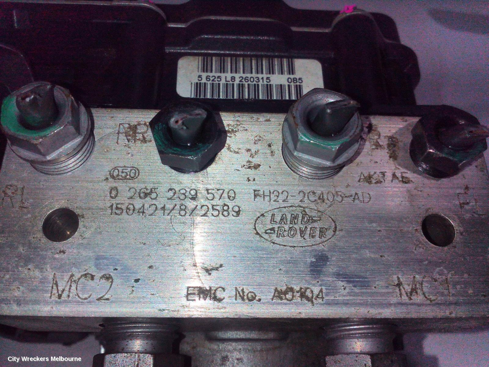 LAND ROVER DISCOVERY ABS PUMP/MODULATOR, L319, P/N EH222C405AD, 10/2009 - 12/2016