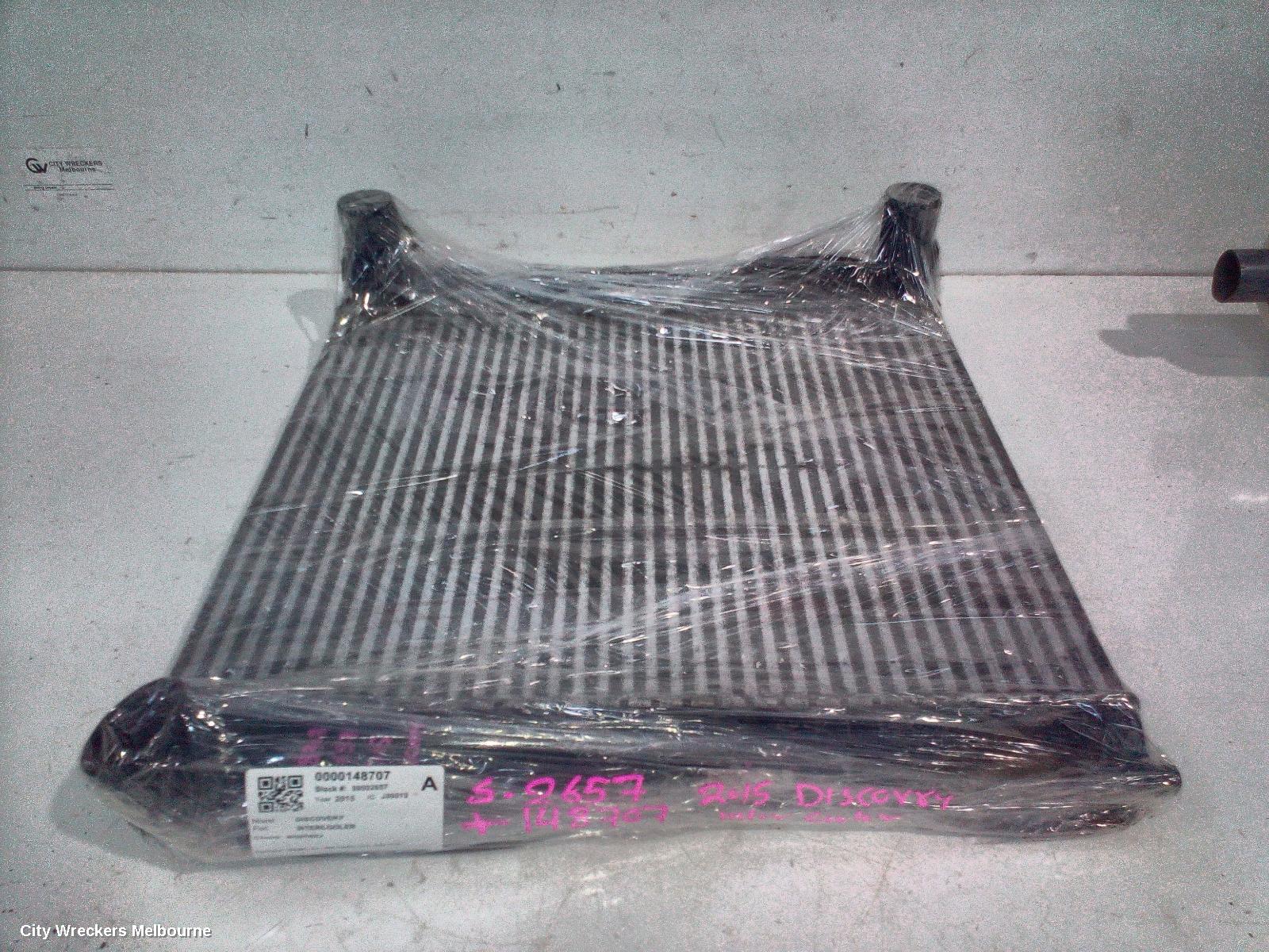 LAND ROVER DISCOVERY INTERCOOLER, DIESEL, 3.0, TWIN TURBO, L319, 10/2009 - 12/2016