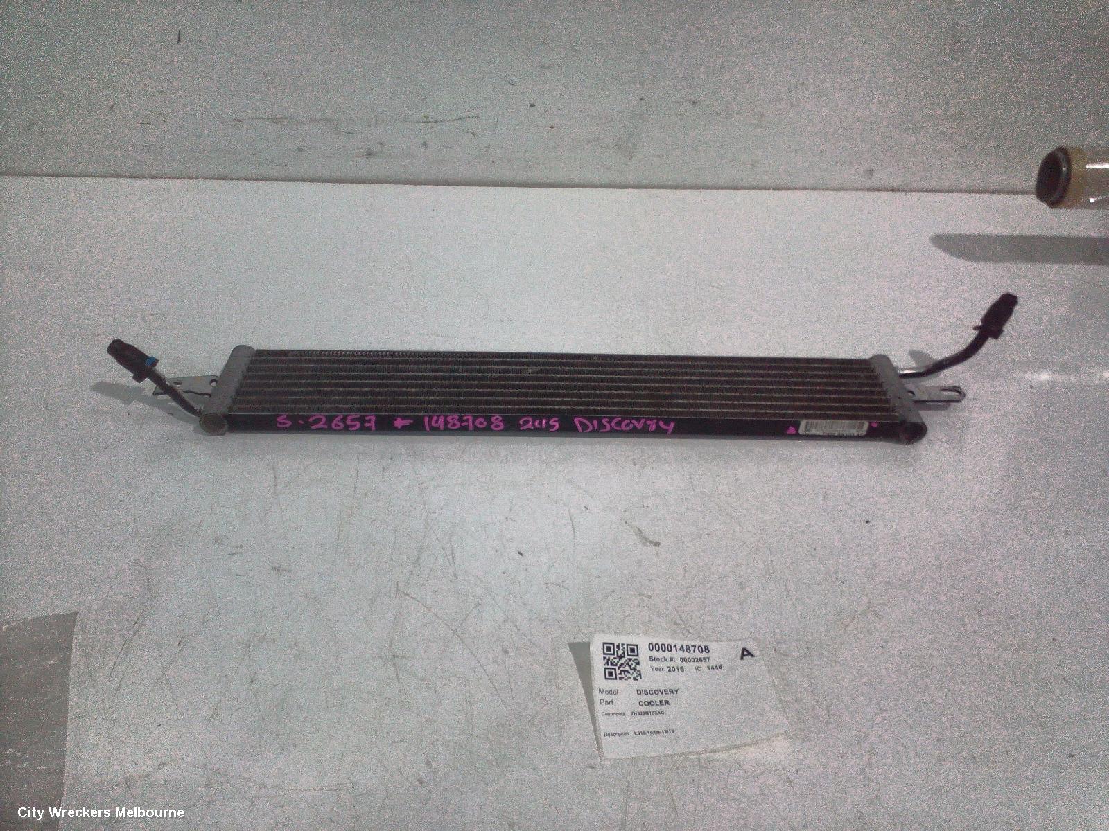 LAND ROVER DISCOVERY COOLER, L319,10/2009 - 12/2016