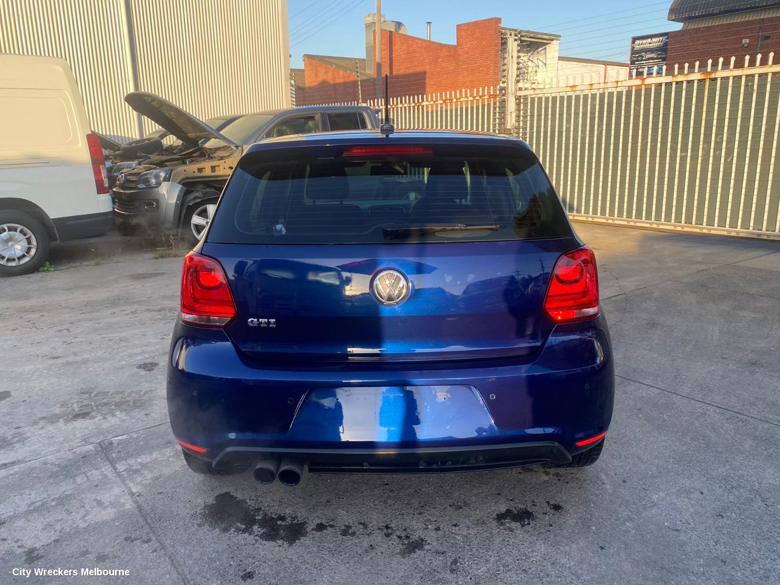 VOLKSWAGEN POLO BOOTLID/TAILGATE, TAILGATE, 6R, NON SPOILER TYPE, 05/2010 - 05/2014