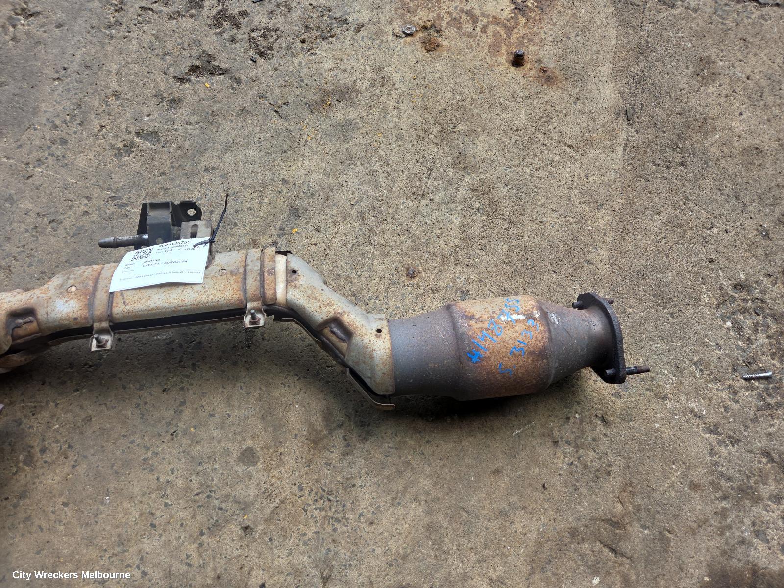 NISSAN MURANO CATALYTIC CONVERTER, UNDER CAR-CAT TYPE, 3.5, PETROL, Z51, 12/2008 - 02/2015