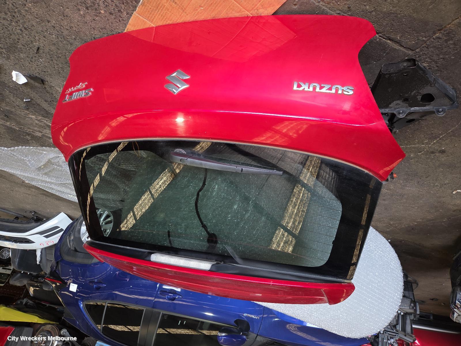 SUZUKI SWIFT BOOTLID/TAILGATE, TAILGATE, AZ, COLOUR CODED, SPOILERED TYPE, 04/2017 - 03/2025