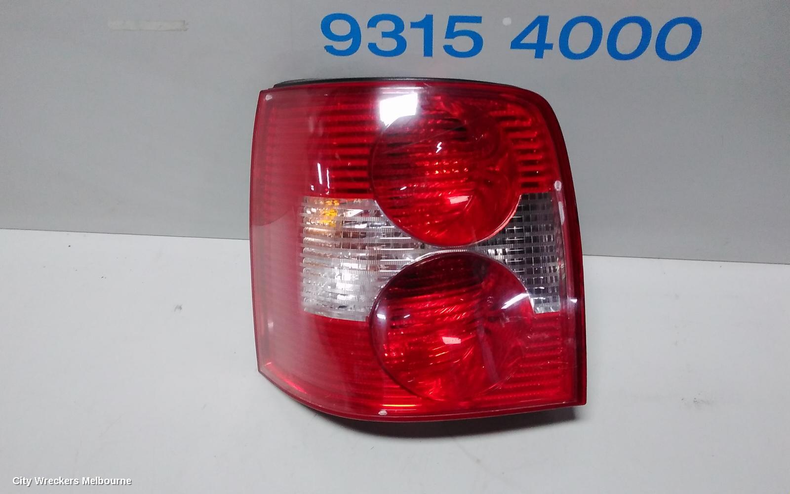 VOLKSWAGEN PASSAT LEFT TAILLIGHT, 3B/GP, WAGON, 02/2001 - 11/2005