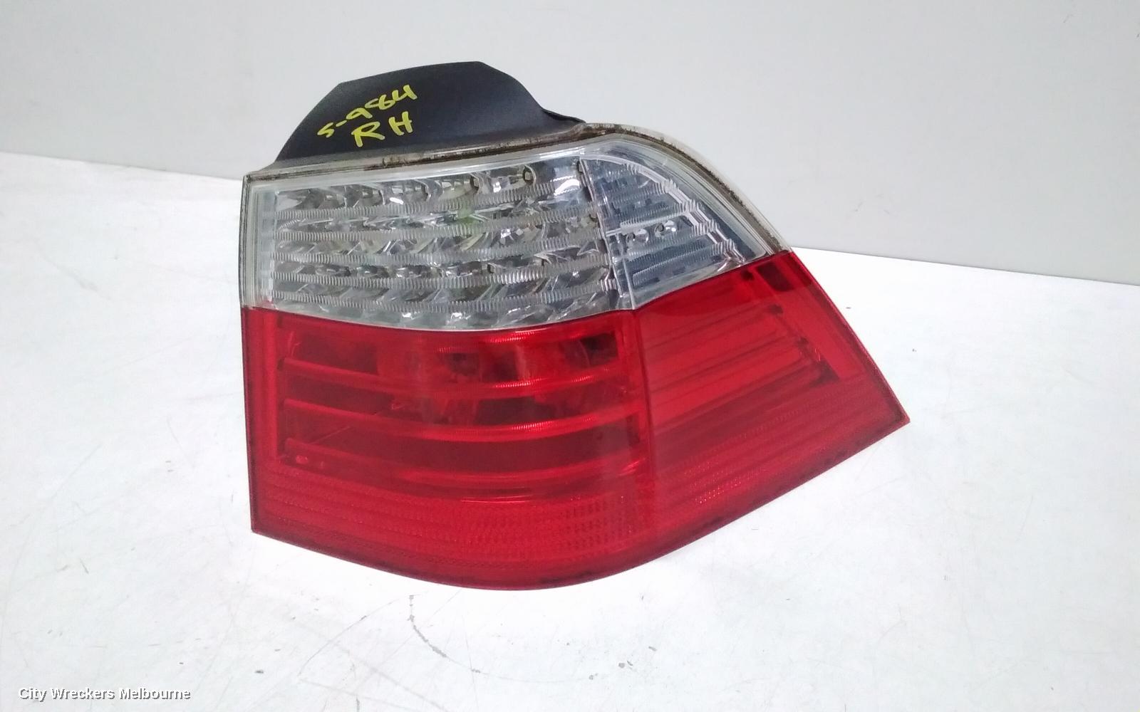 BMW 5 SERIES RIGHT TAILLIGHT, E61, WAGON, LED TYPE, 03/2007 - 12/2009