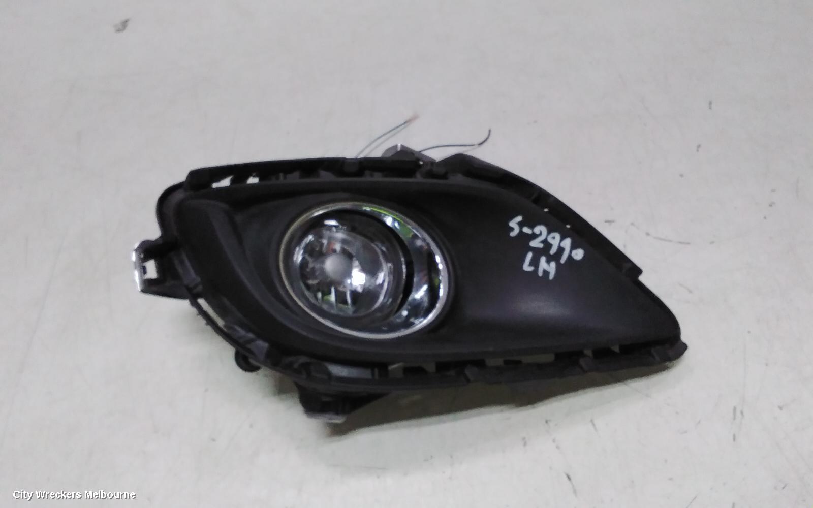 MAZDA CX9 LEFT INDICATOR/FOG/SIDE, BUMPER FOGLAMP, TB, 10/2012 - 12/2015