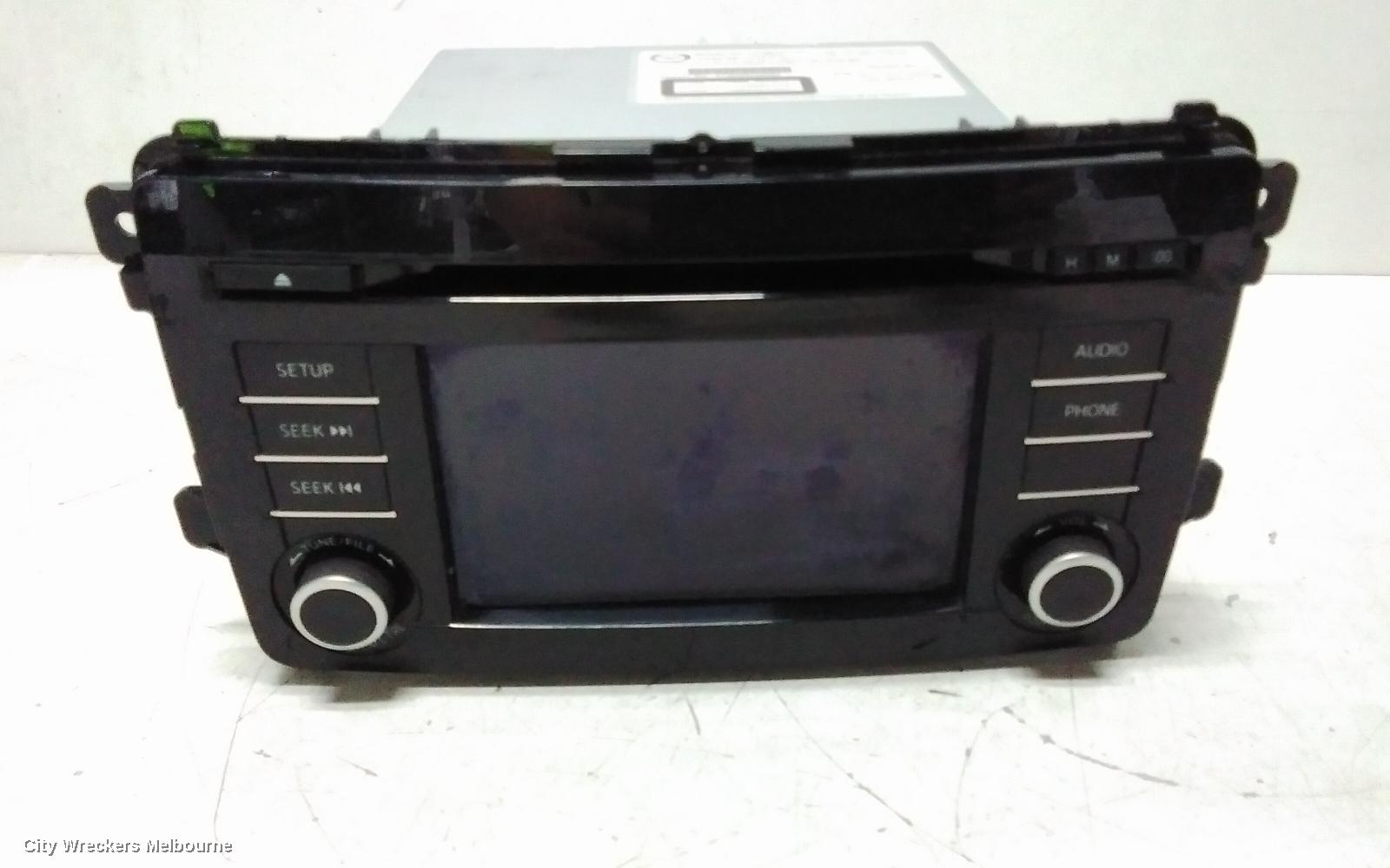 MAZDA CX9 RADIO/CD/DVD/SAT/TV, DISPLAY UNIT, 5.8IN NON SAT NAV TYPE, 10/2012 - 12/2015