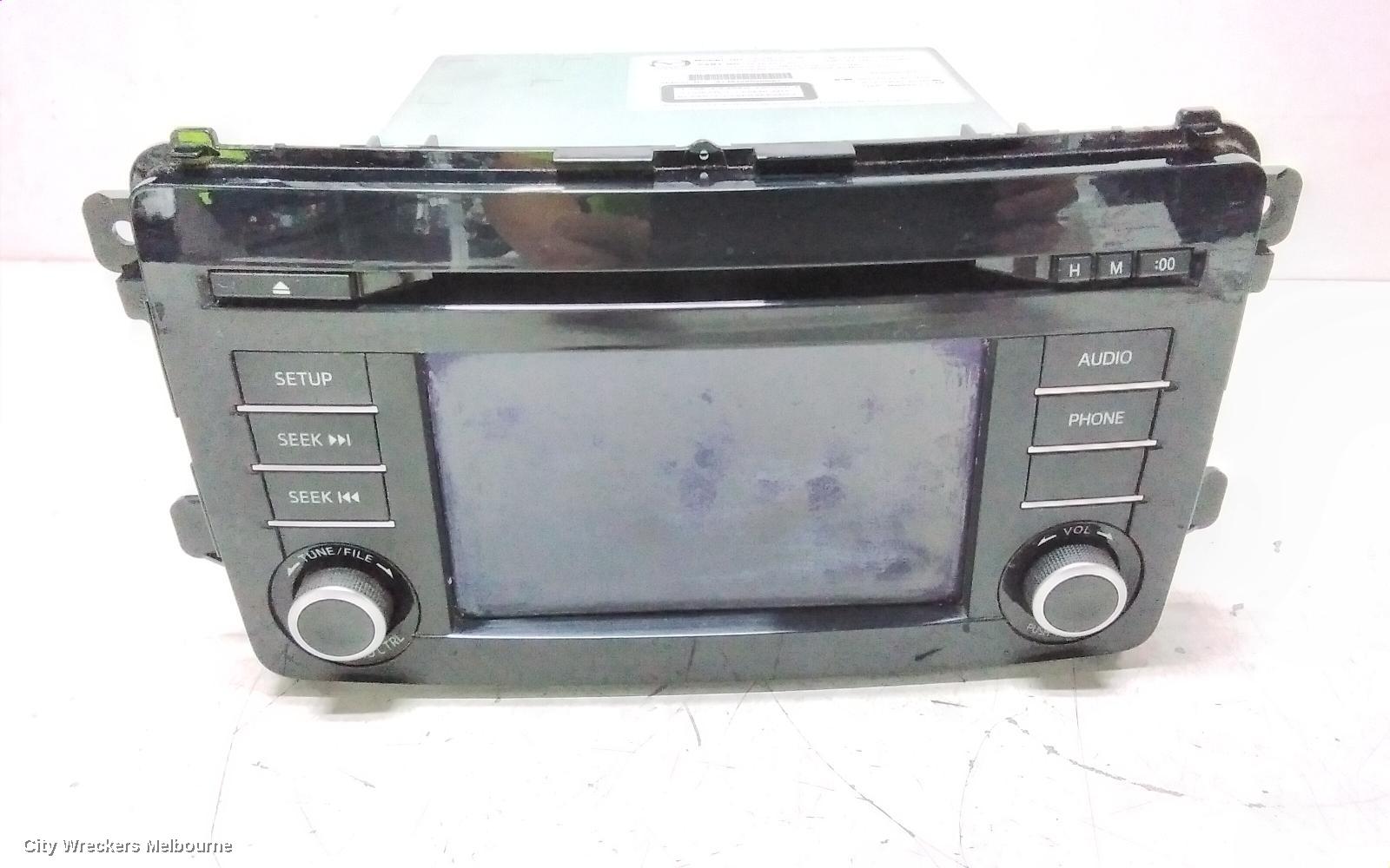 MAZDA CX9 RADIO/CD/DVD/SAT/TV, DISPLAY UNIT, 5.8IN NON SAT NAV TYPE, 10/2012 - 12/2015