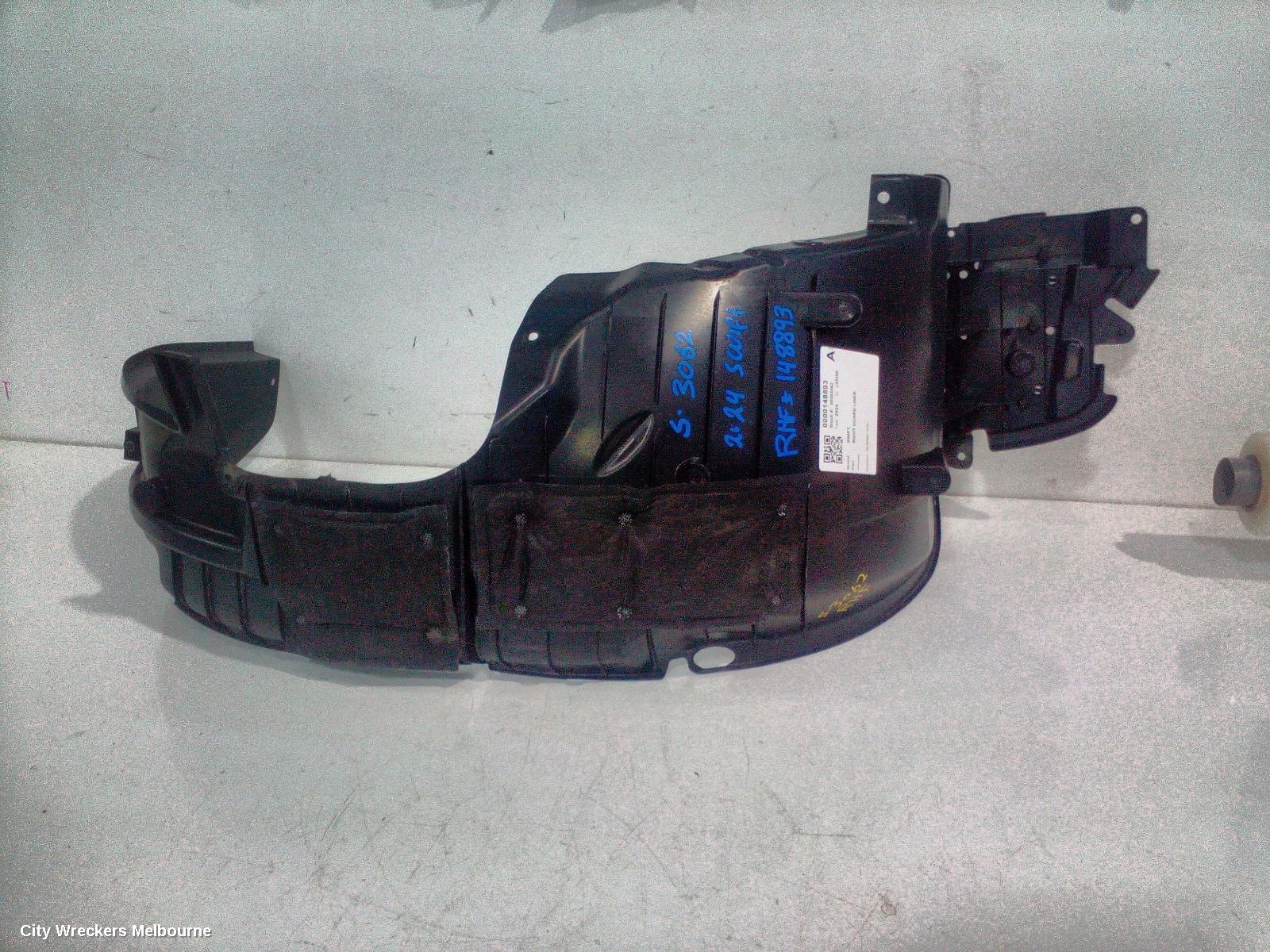 SUZUKI SWIFT RIGHT GUARD LINER, UZ, FRONT, 12/2023 ONWARDS