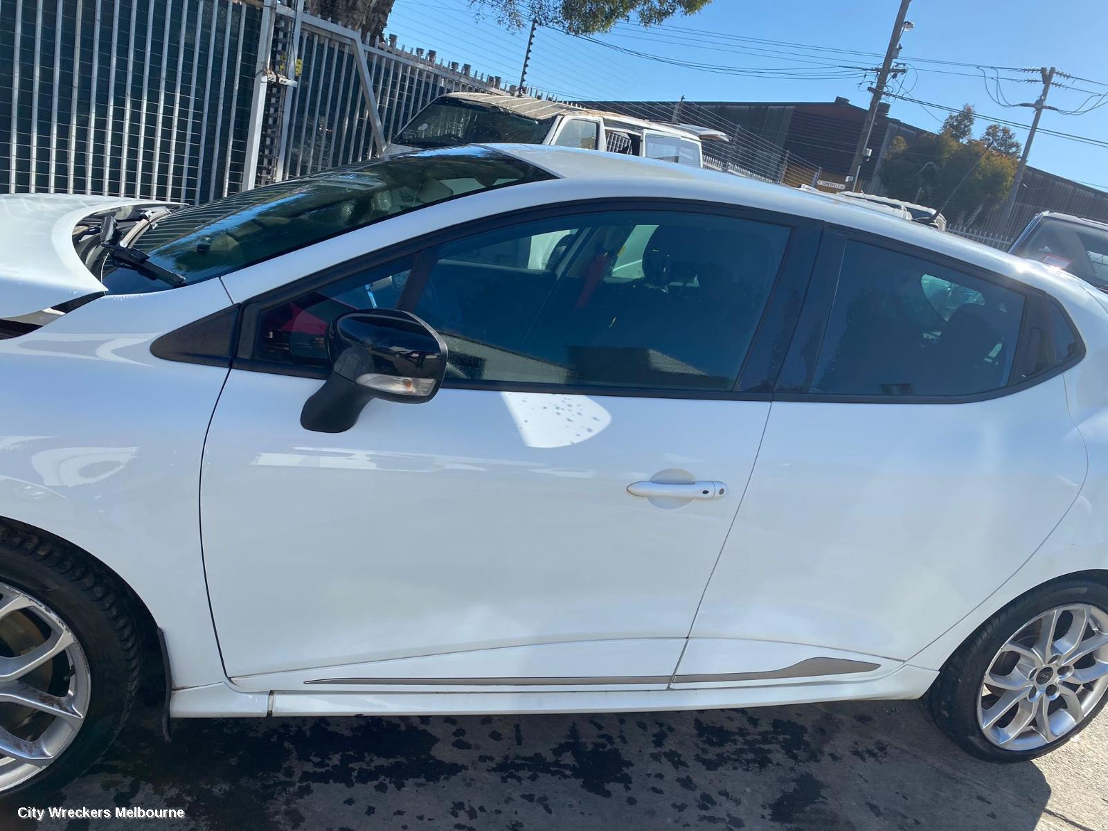 RENAULT CLIO LEFT FRONT DOOR, X98, 09/2013 - 10/2019