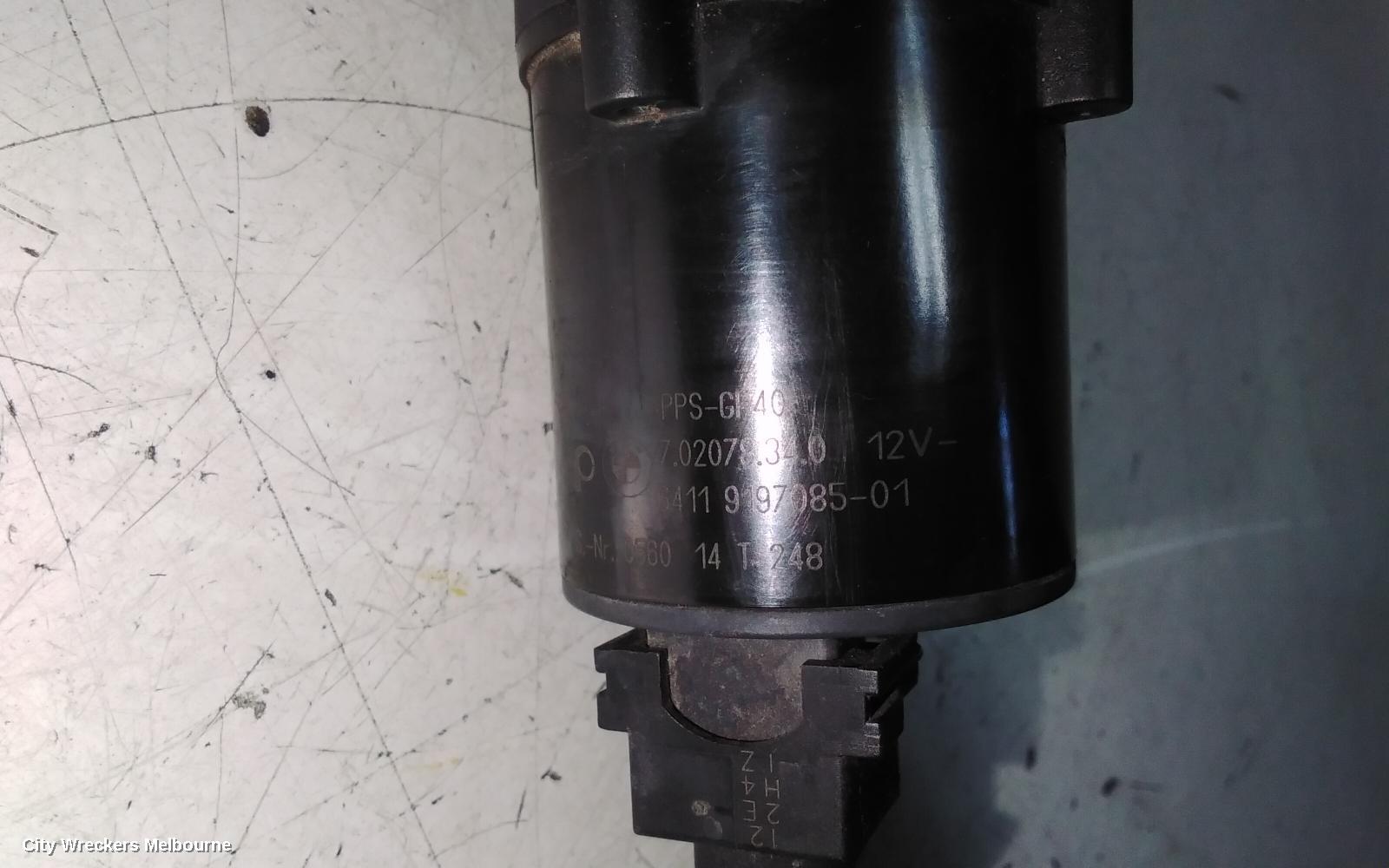 BMW X6 WATER PUMP, AUXILIARY WATER PUMP FOR HEATER SYSTEM, DIESEL, 3.0, F16, 08/2014 - 04/2019