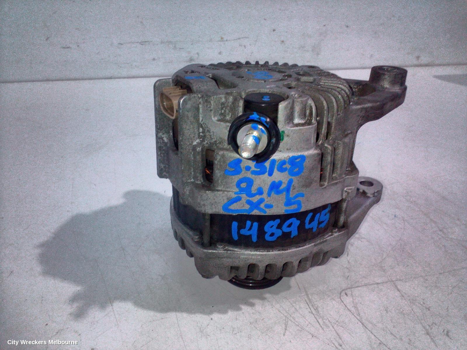 MAZDA CX5 ALTERNATOR, PETROL, 2.0/2.5, KE, 03/2012 - 01/2017