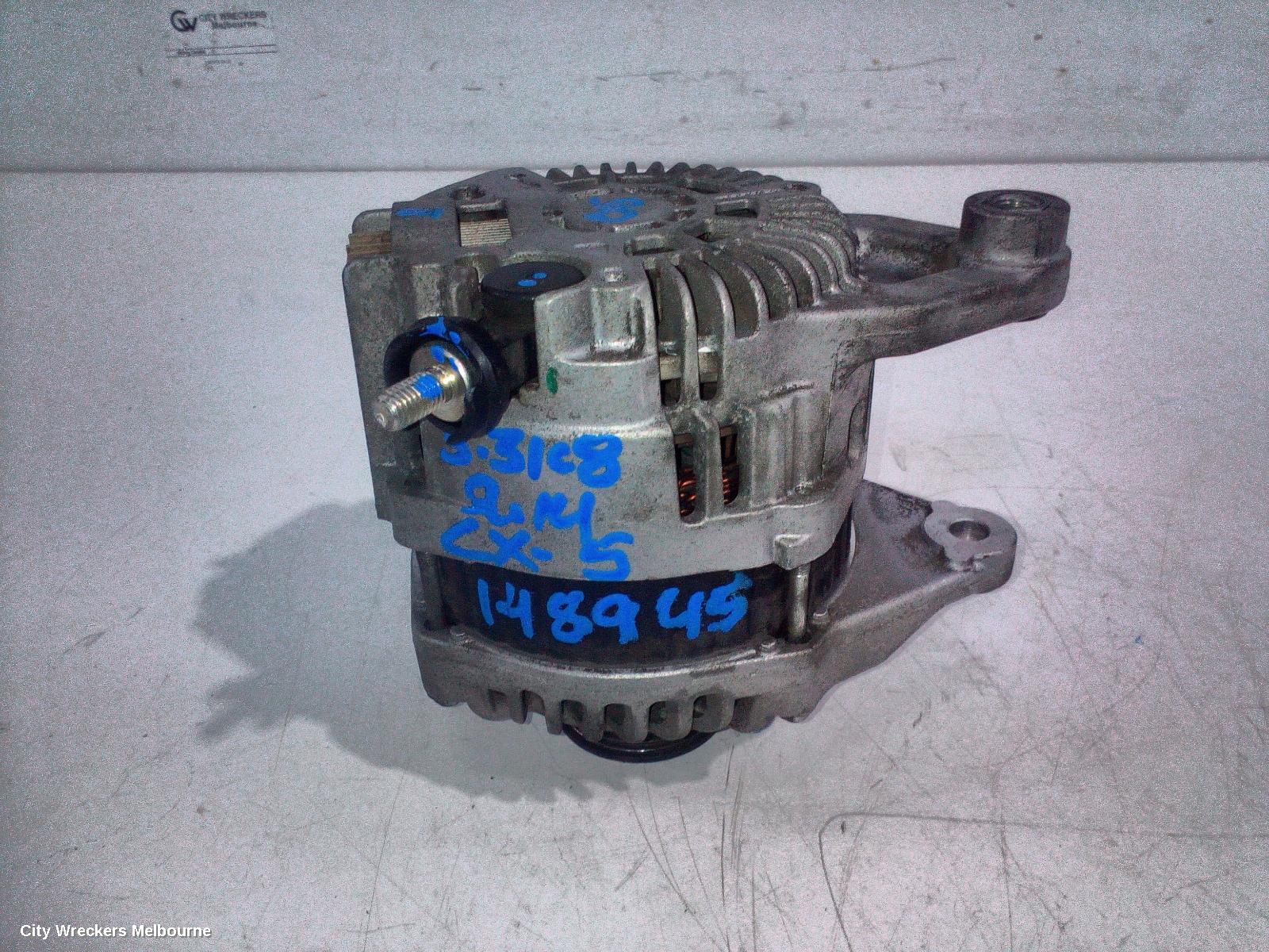 MAZDA CX5 ALTERNATOR, PETROL, 2.0/2.5, KE, 03/2012 - 01/2017