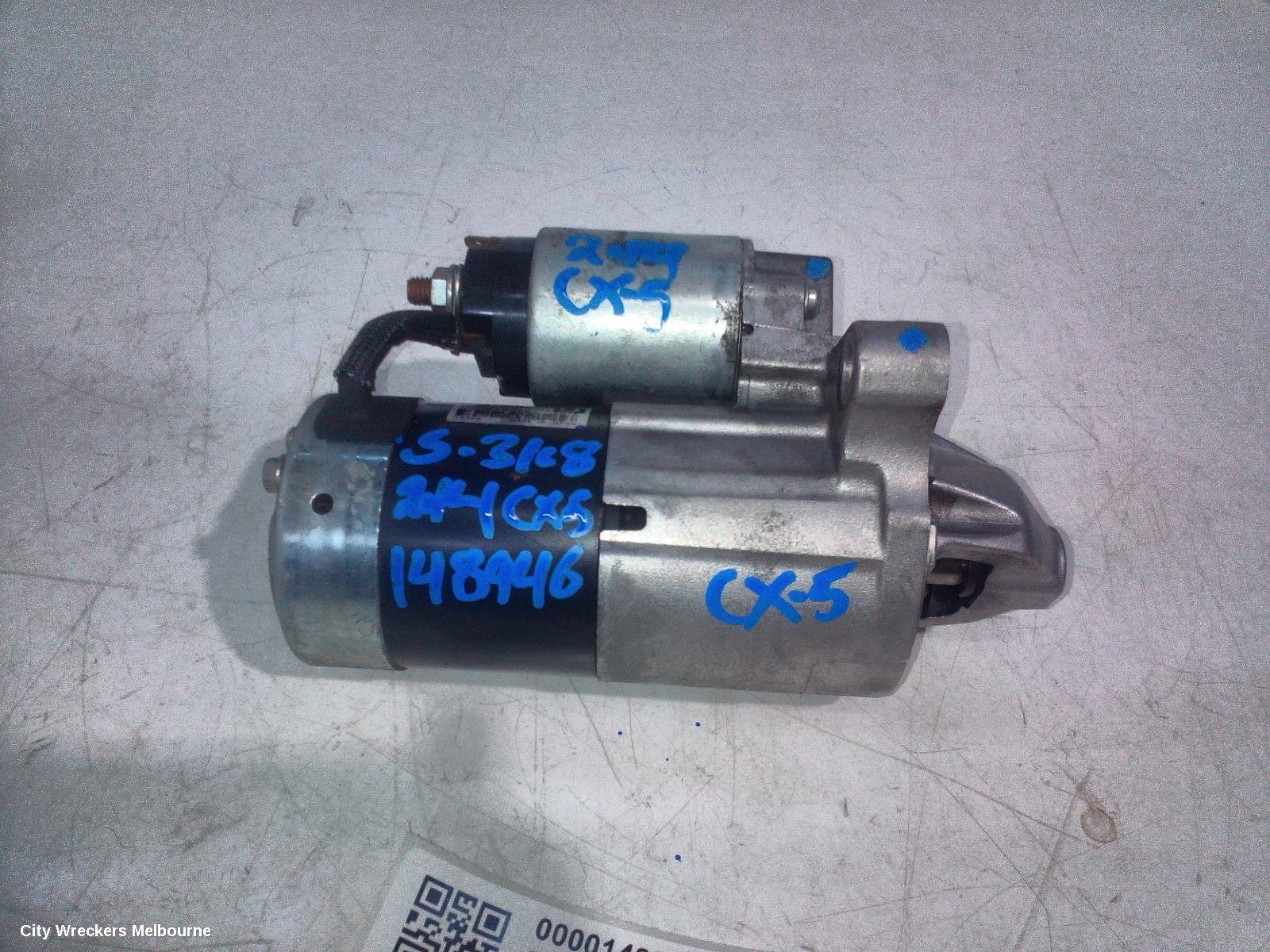 MAZDA CX5 STARTER, PETROL, 2.0/2.5, KE, 03/2012 - 01/2017