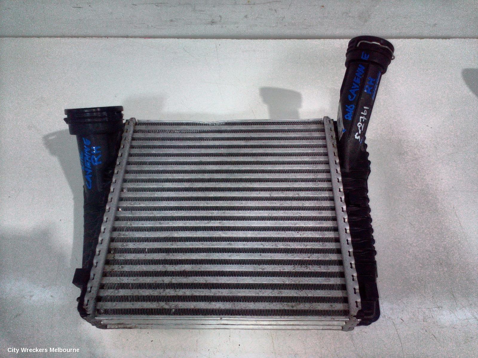 PORSCHE CAYENNE INTERCOOLER, DIESEL, 3.0, RH SIDE, 92A, 07/2010 - 04/2018