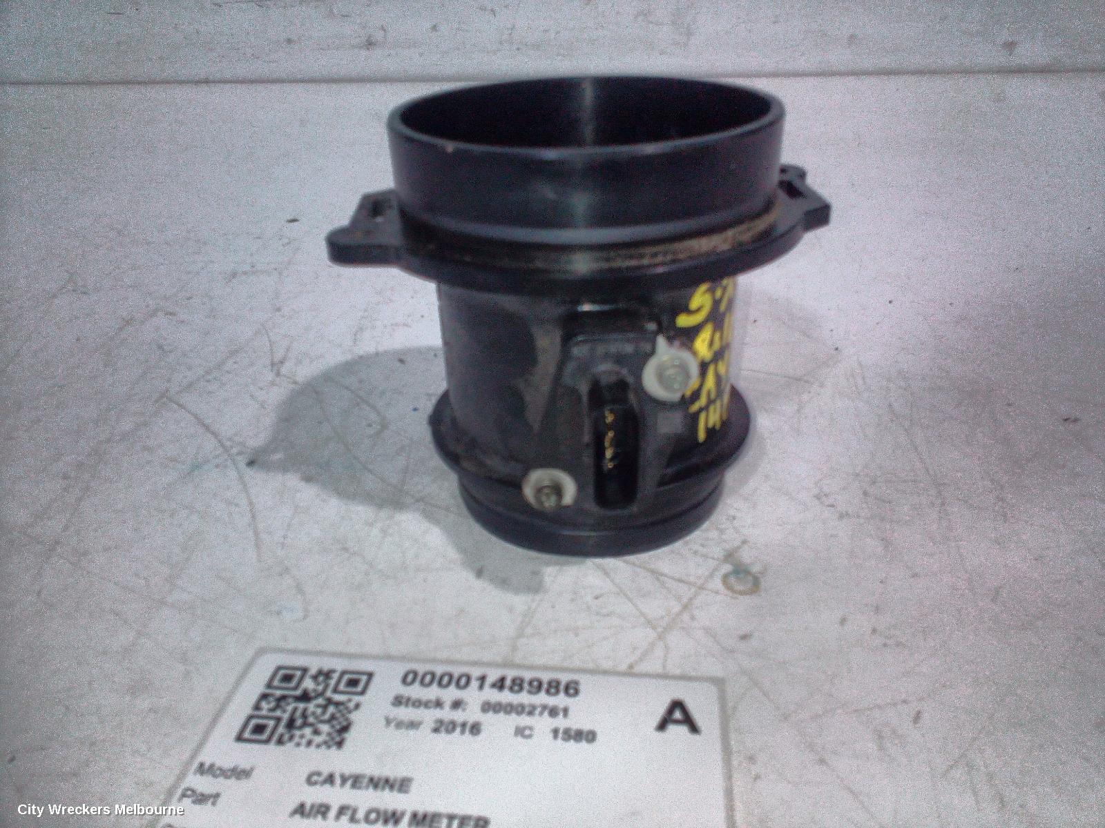 PORSCHE CAYENNE AIR FLOW METER, 92A, 07/2010 - 04/2018