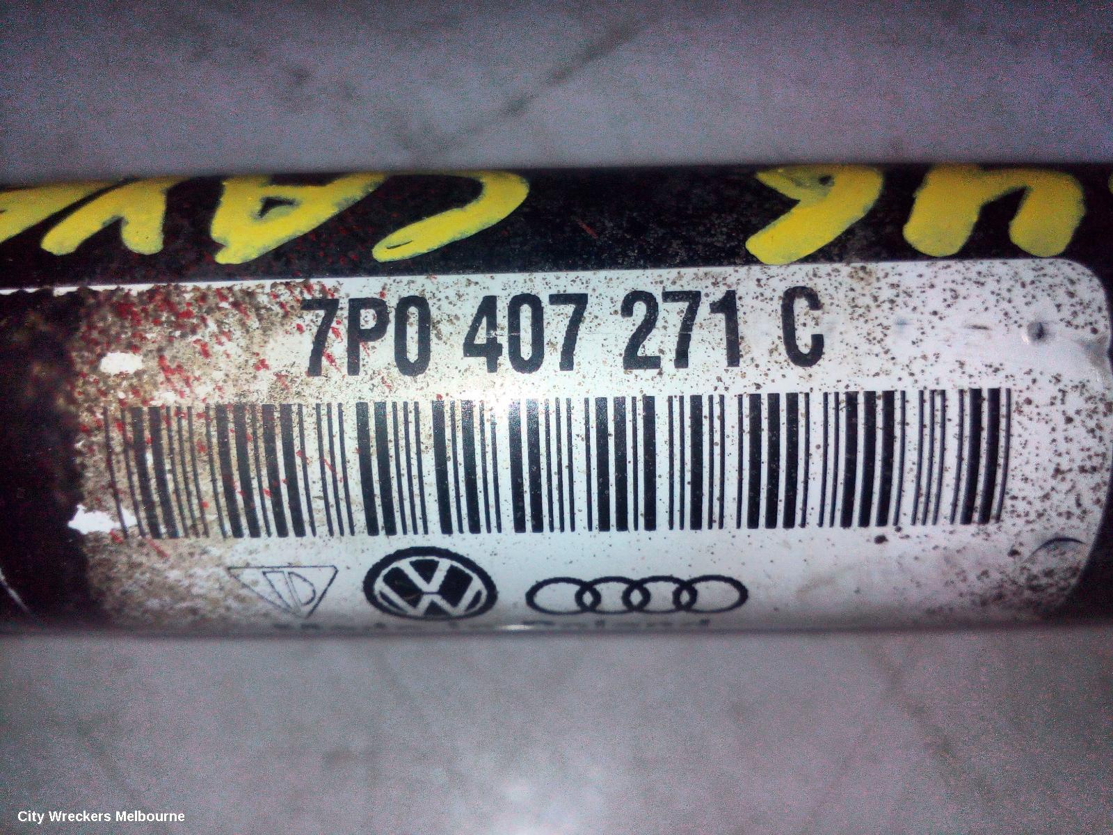 PORSCHE CAYENNE RIGHT DRIVESHAFT, FRONT, DIESEL, 3.0, 92A, 07/2010 - 04/2018
