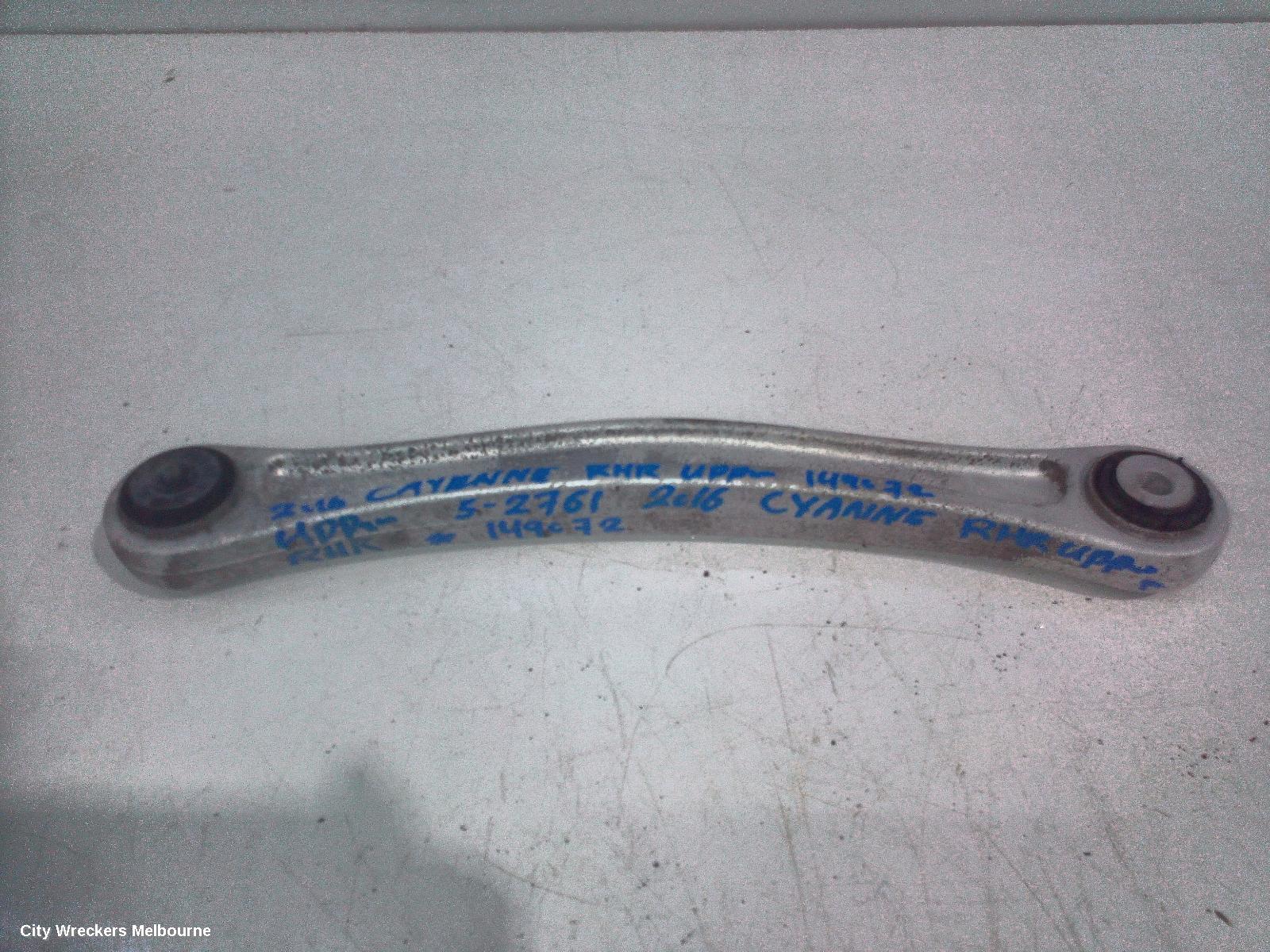 PORSCHE CAYENNE RIGHT REAR TRAILING ARM, LOWER CONTROL ARM-REAR, 07/2010 - 04/2018