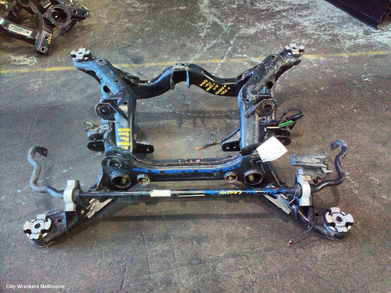 PORSCHE CAYENNE R BEAM/CRADLE/XMEMBR, 92A, 07/2010 - 04/2018