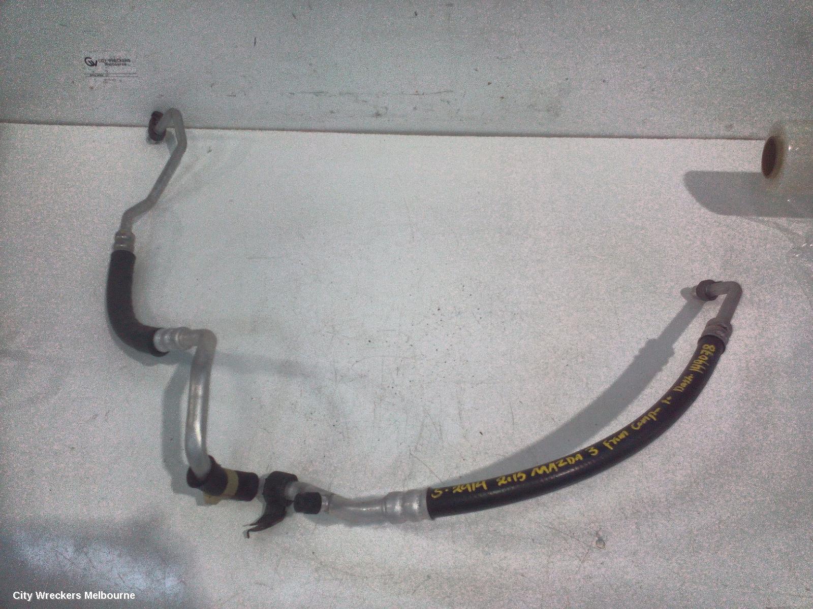 MAZDA 3 A/C HOSES, BM-BN, 2.0, PETROL, PE, SKYACTIV-G, COMPRESSOR TO EVAPORATOR, 11/2013 - 02/2019