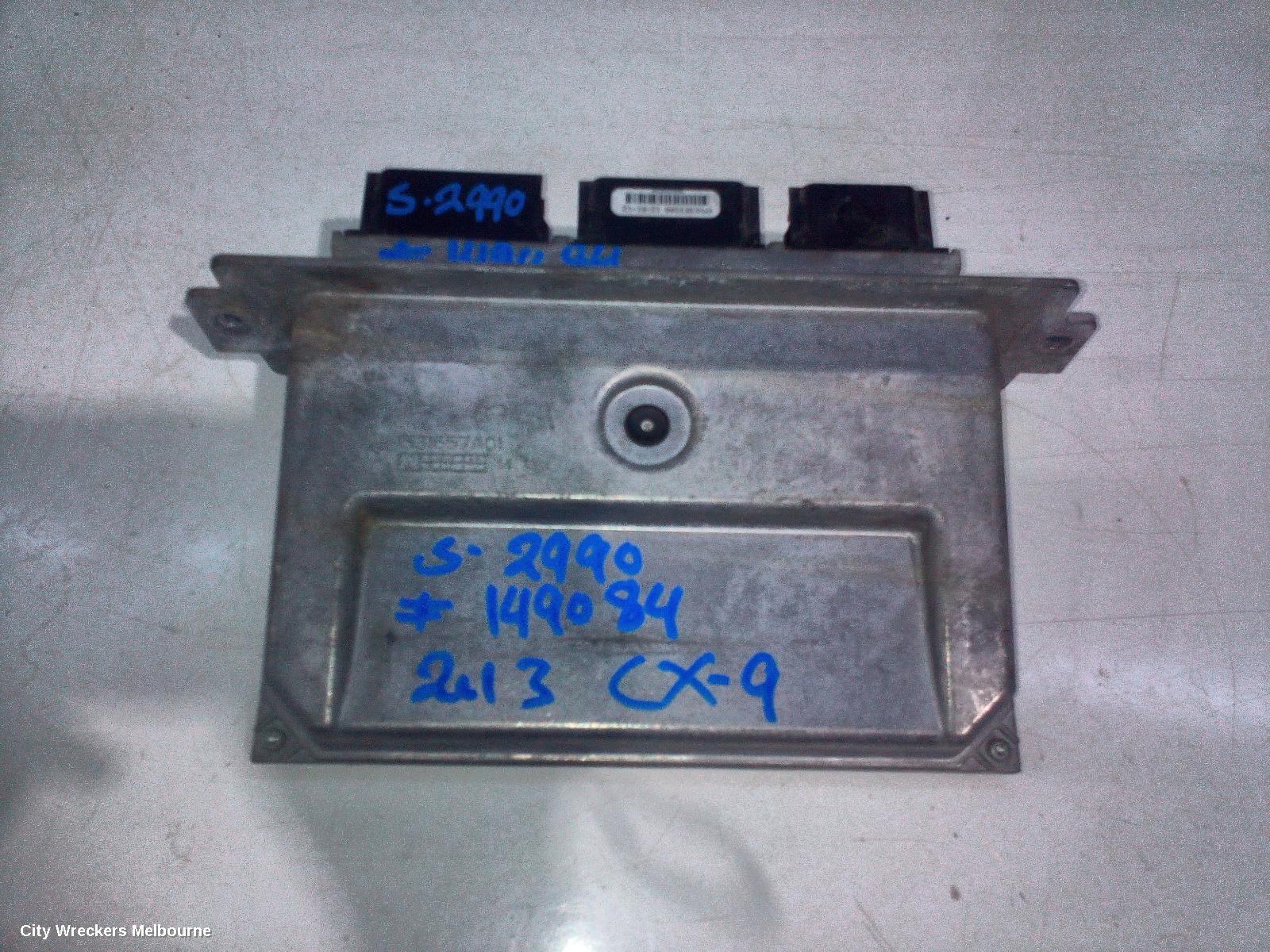 MAZDA CX9 ECU, ENGINE ECU, 3.7, PETROL, AUTO T/M, ECU ONLY, TB, 12/2007 - 12/2015
