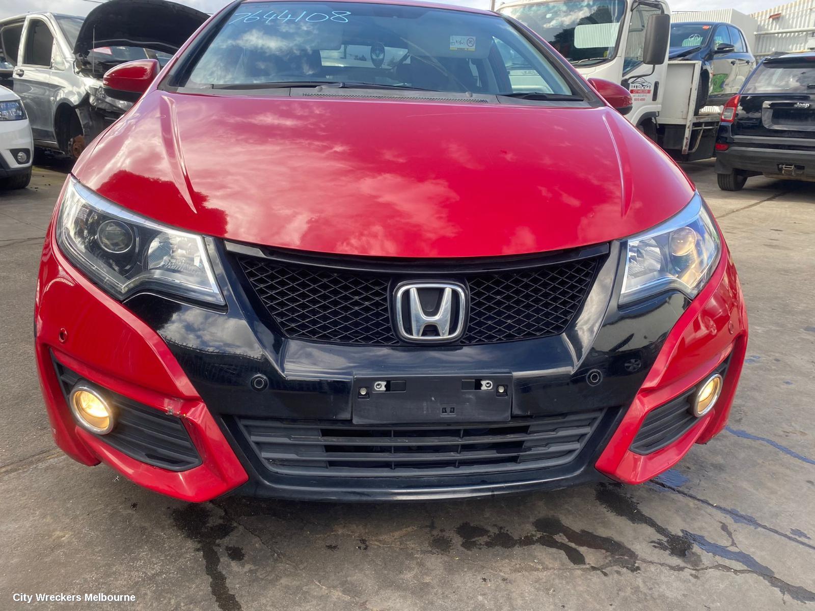 HONDA CIVIC LEFT FRONT WINDOW REG/MOTOR, 9TH GEN, HATCH (VIN SHHFK), 02/2012 - 04/2016