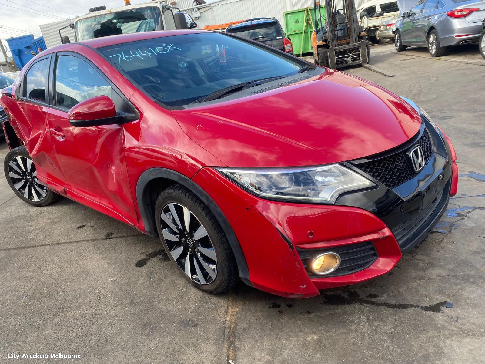 HONDA CIVIC LEFT FRONT WINDOW REG/MOTOR, 9TH GEN, HATCH (VIN SHHFK), 02/2012 - 04/2016