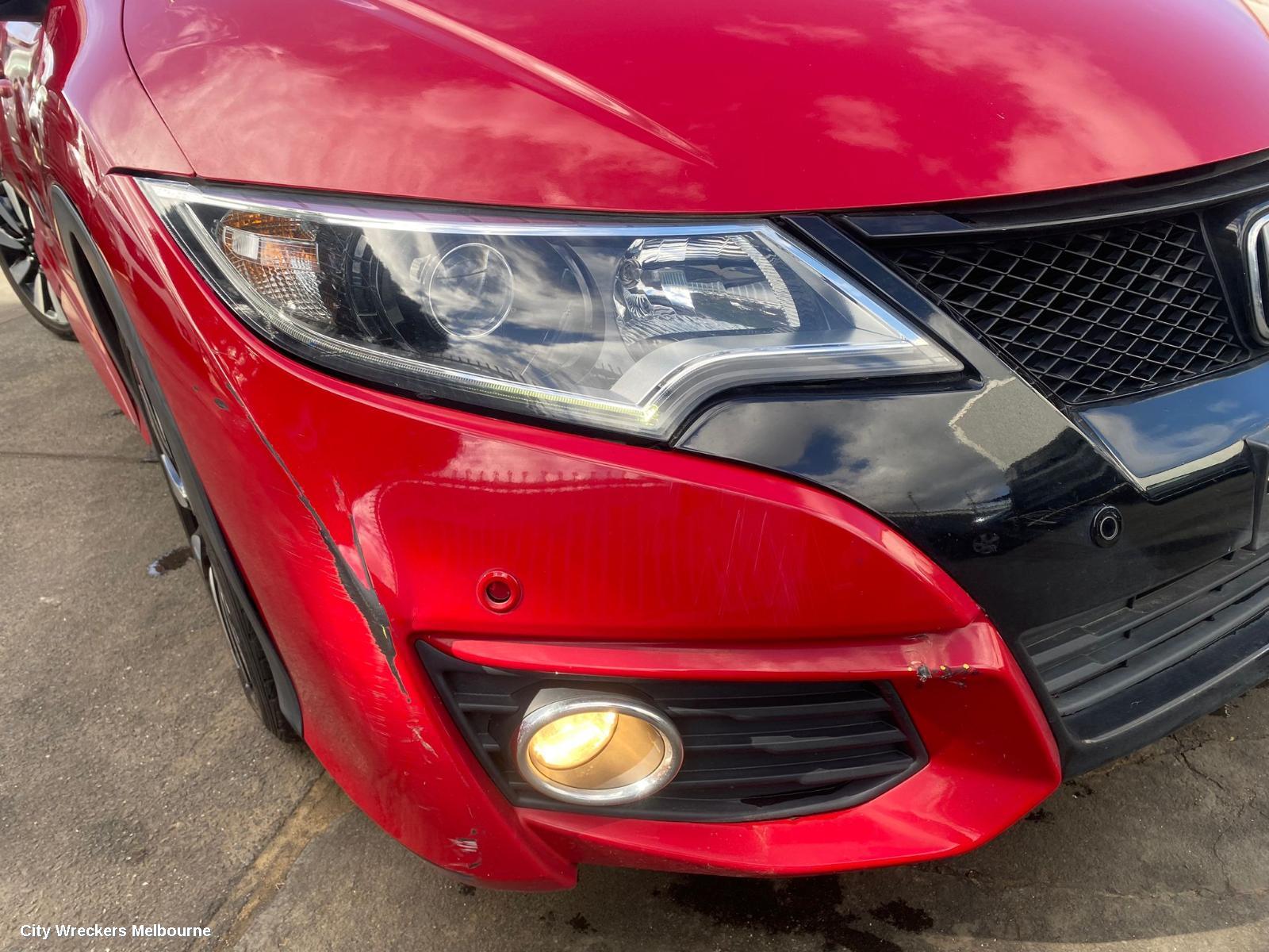 HONDA CIVIC LEFT FRONT WINDOW REG/MOTOR, 9TH GEN, HATCH (VIN SHHFK), 02/2012 - 04/2016