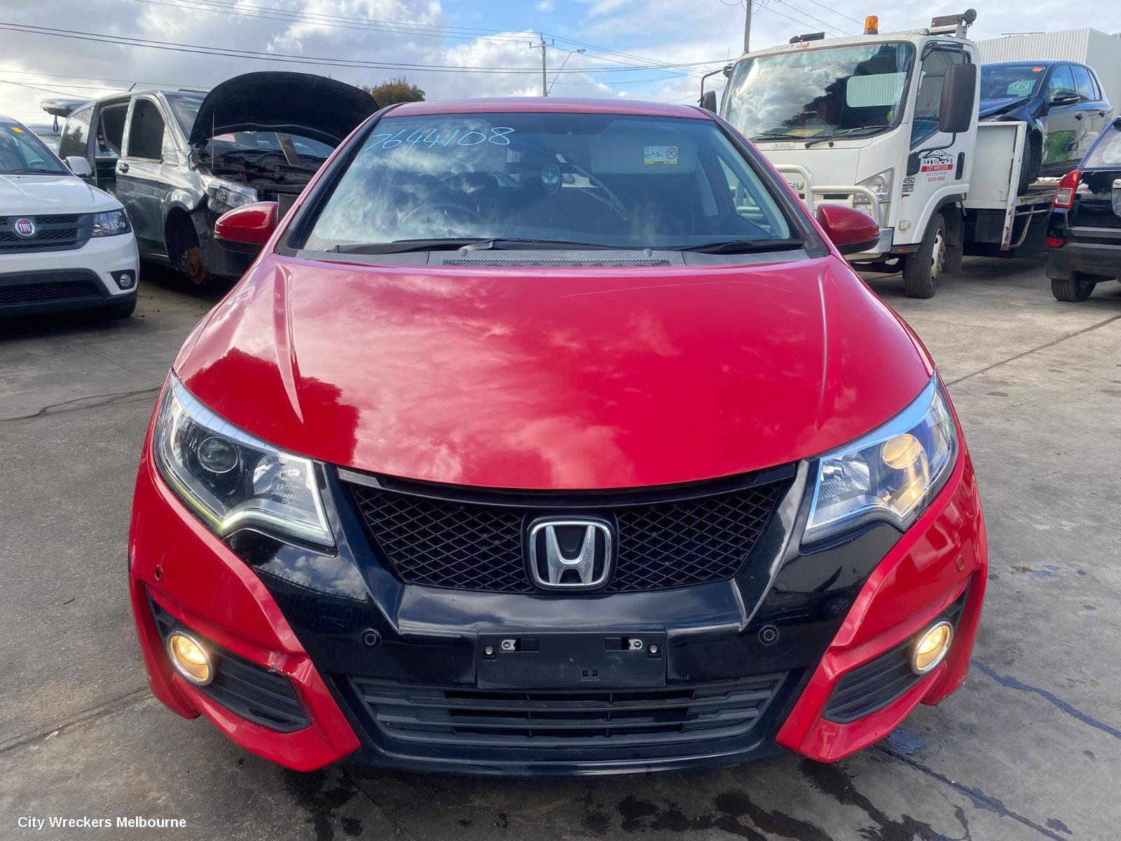 HONDA CIVIC LEFT FRONT WINDOW REG/MOTOR, 9TH GEN, HATCH (VIN SHHFK), 02/2012 - 04/2016