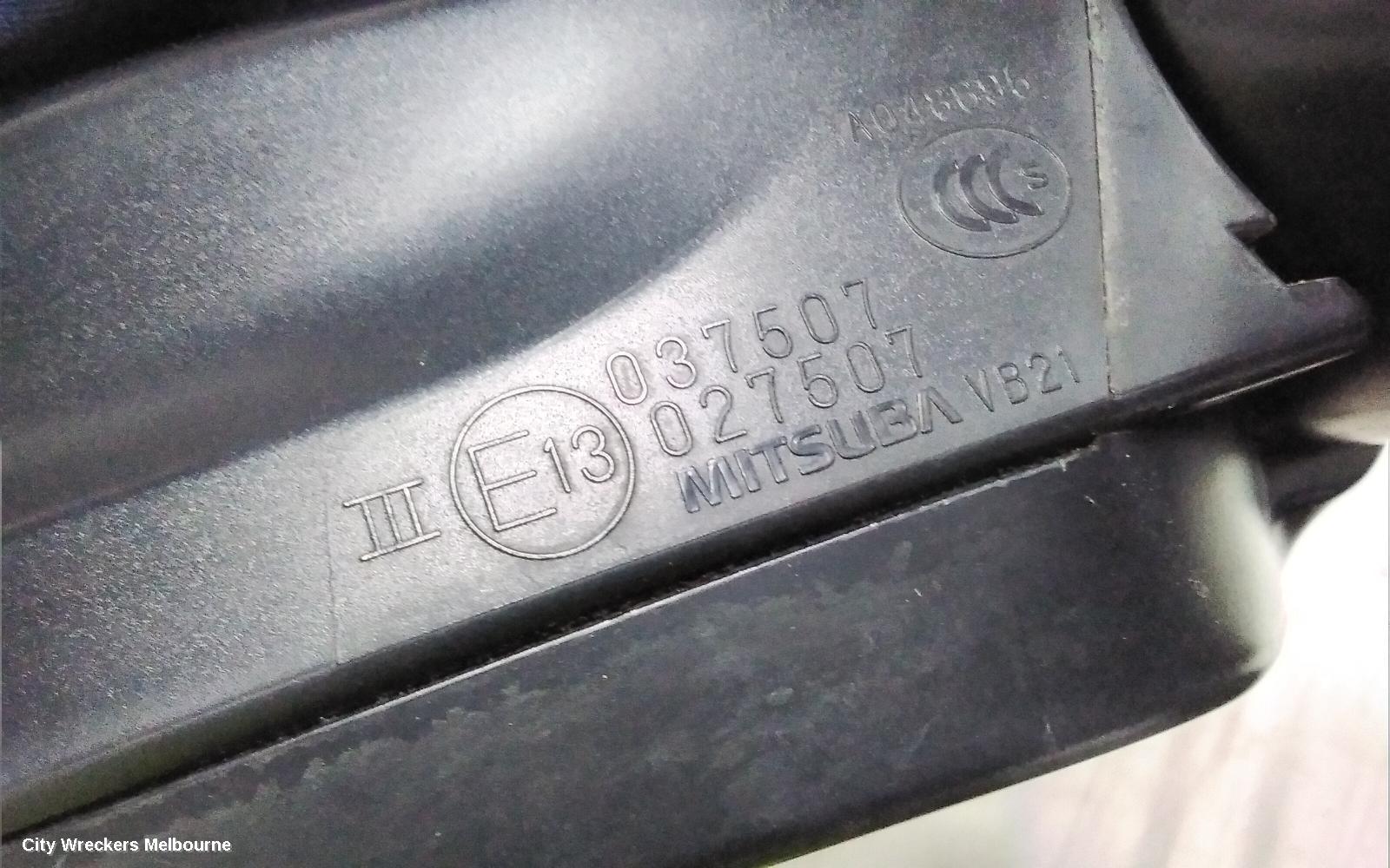 SUBARU OUTBACK RIGHT DOOR MIRROR, 6TH GEN, MANUAL FOLD, NON BLIND SPOT TYPE, 08/2014 - 02/2016