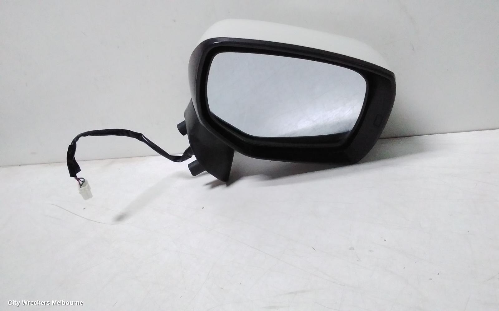SUBARU OUTBACK RIGHT DOOR MIRROR, 6TH GEN, MANUAL FOLD, NON BLIND SPOT TYPE, 08/2014 - 02/2016
