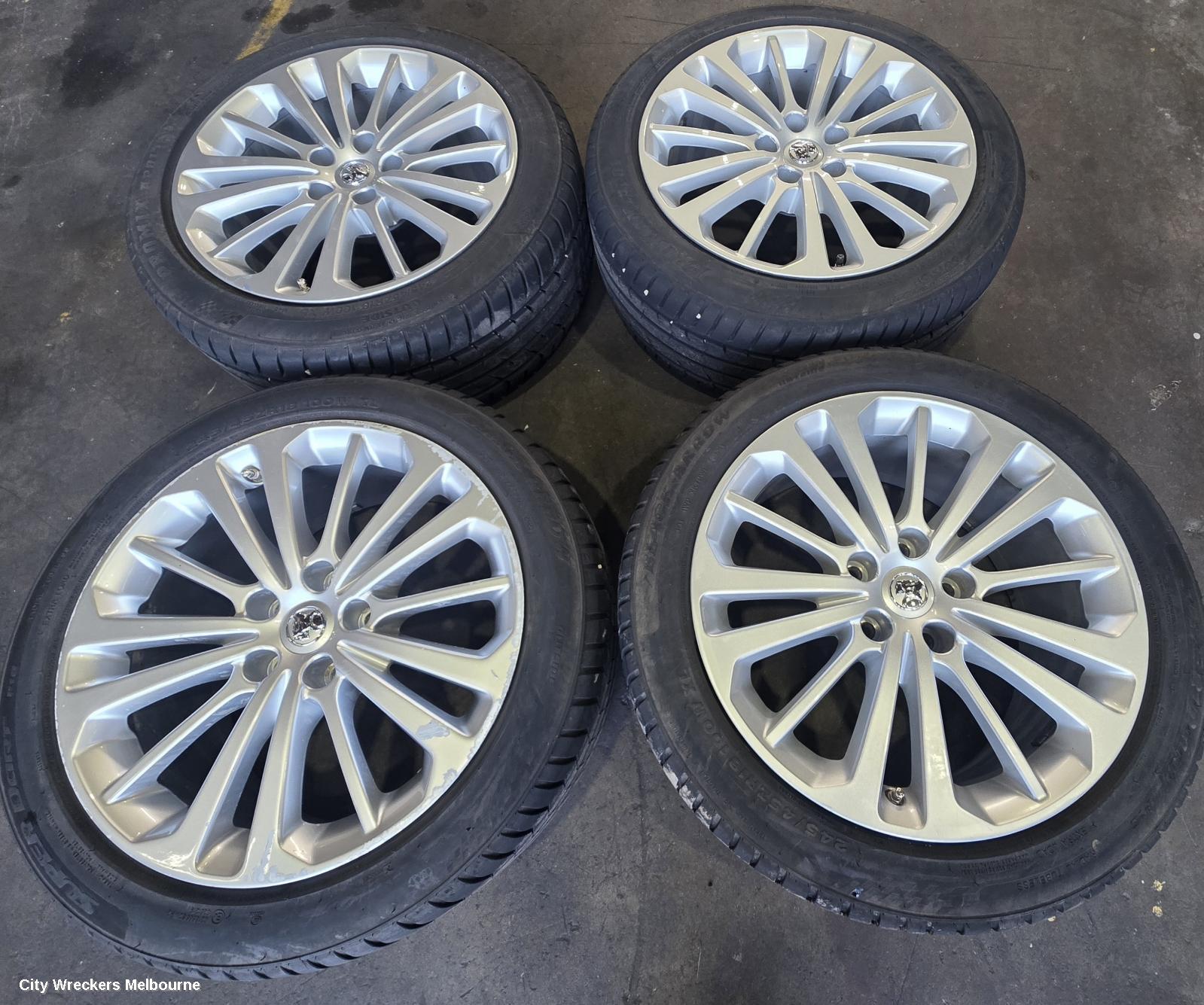 HOLDEN COMMODORE WHEEL MAG, FACTORY, 18X8.5IN, RS, ZB, 10/2017 - 12/2020