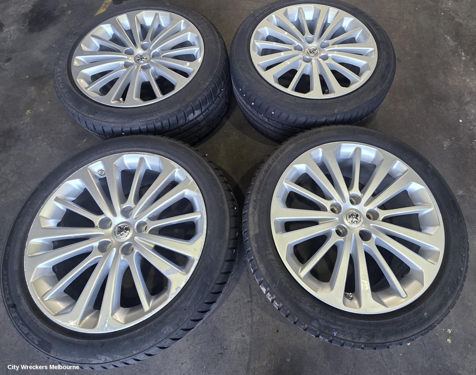 HOLDEN COMMODORE WHEEL MAG, FACTORY, 18X8.5IN, RS, ZB, 10/2017 - 12/2020