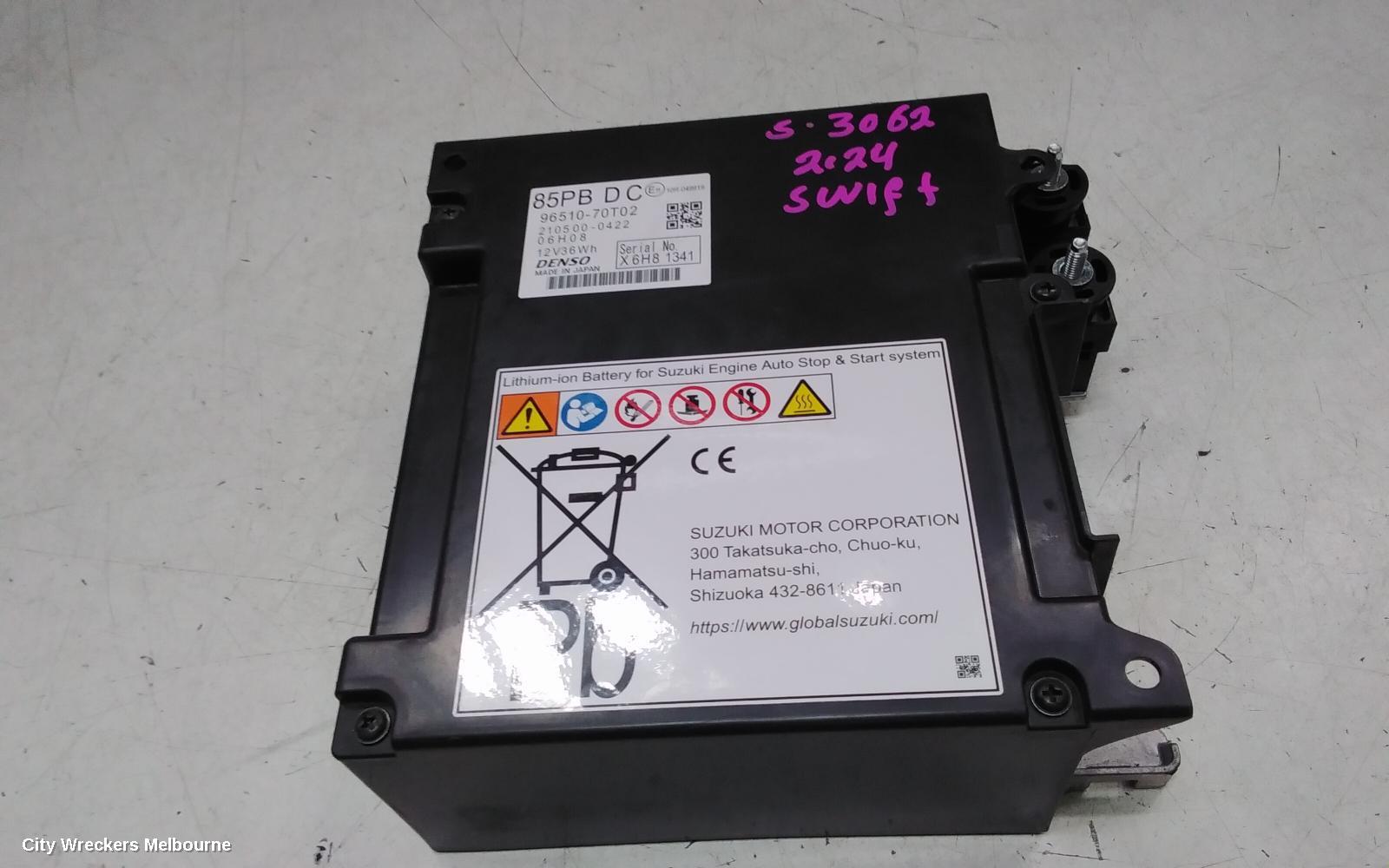 SUZUKI SWIFT BATTERY, UZ, 12/2023 ONWARDS