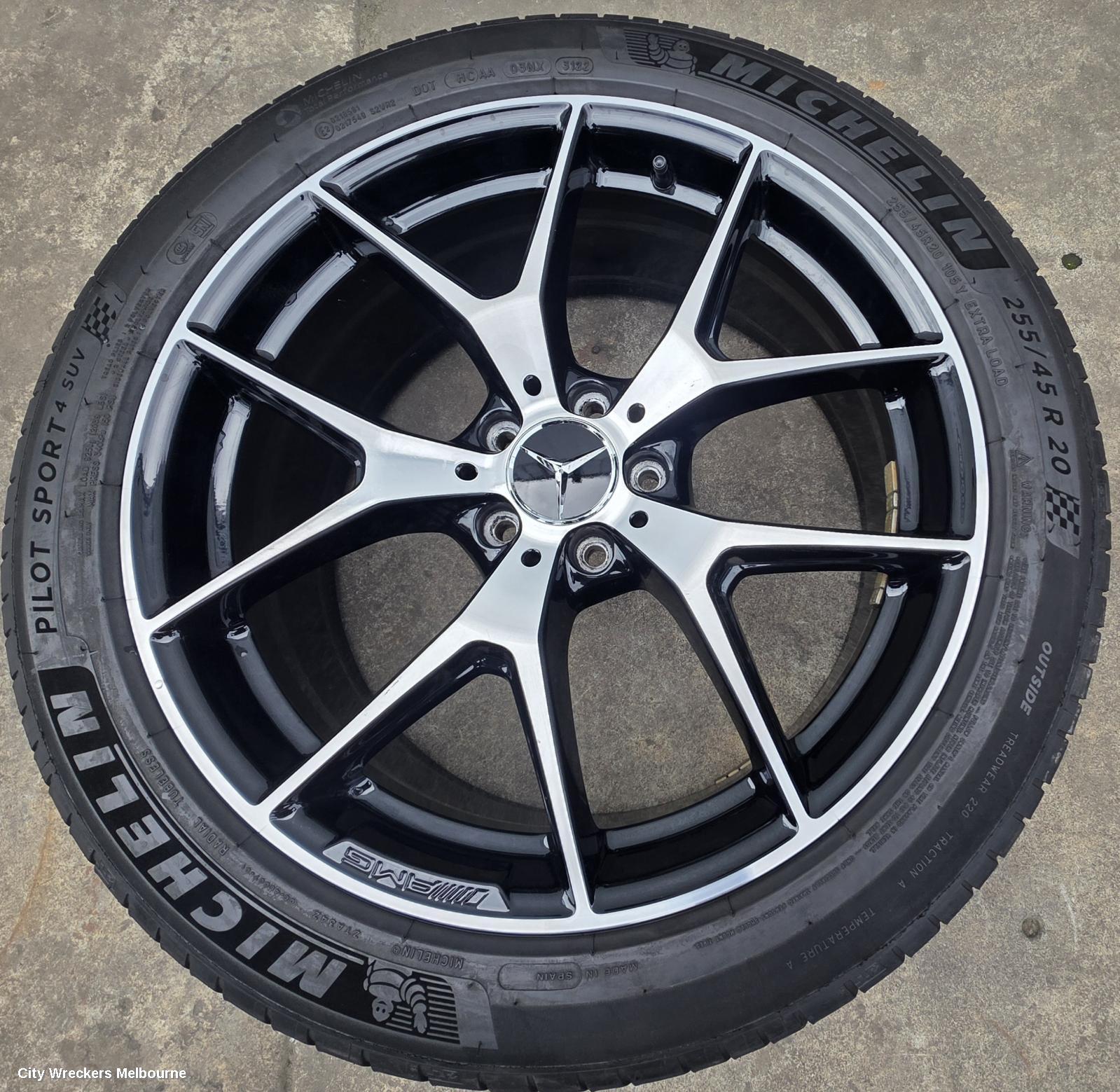 MERCEDES GLC CLASS WHEEL MAG, FACTORY, FRONT, 20X8.5IN, 5 TWIN SPOKE, BICOLOUR, X253/C253, 09/2019 - 03/2023