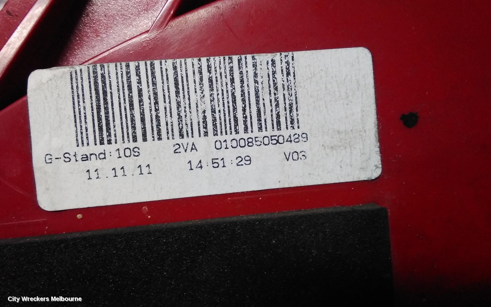 AUDI A4 LEFT TAILLIGHT, B8 8K (A4/S4), SEDAN, LED TYPE, 02/2008 - 06/2012