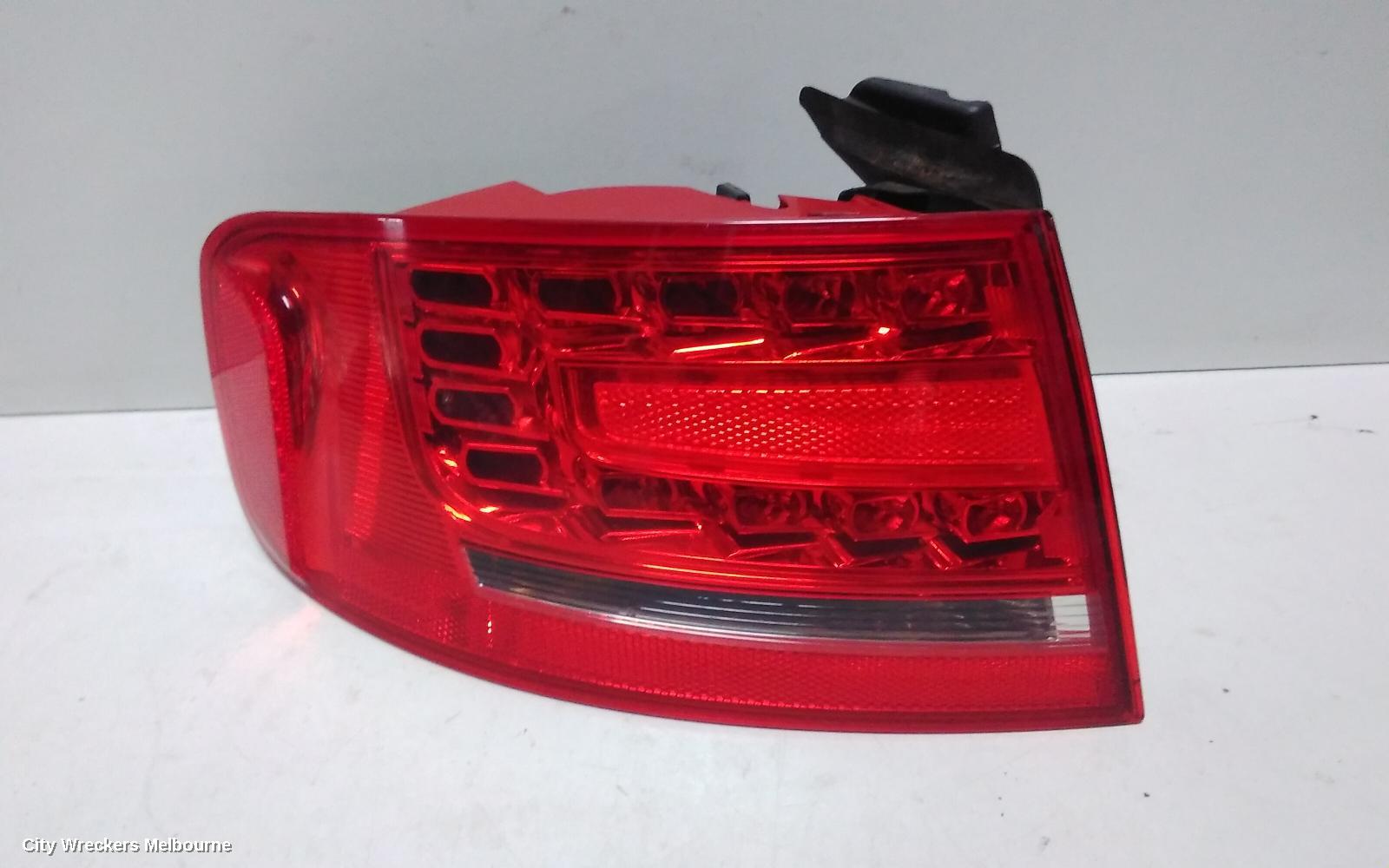 AUDI A4 LEFT TAILLIGHT, B8 8K (A4/S4), SEDAN, LED TYPE, 02/2008 - 06/2012