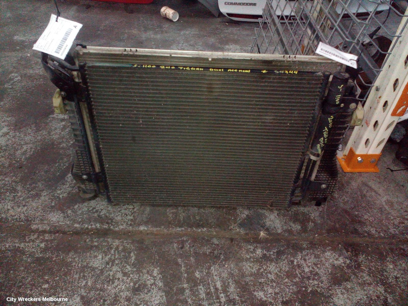 VOLKSWAGEN TIGUAN A/C CONDENSER, 5N, 05/2008 - 08/2016