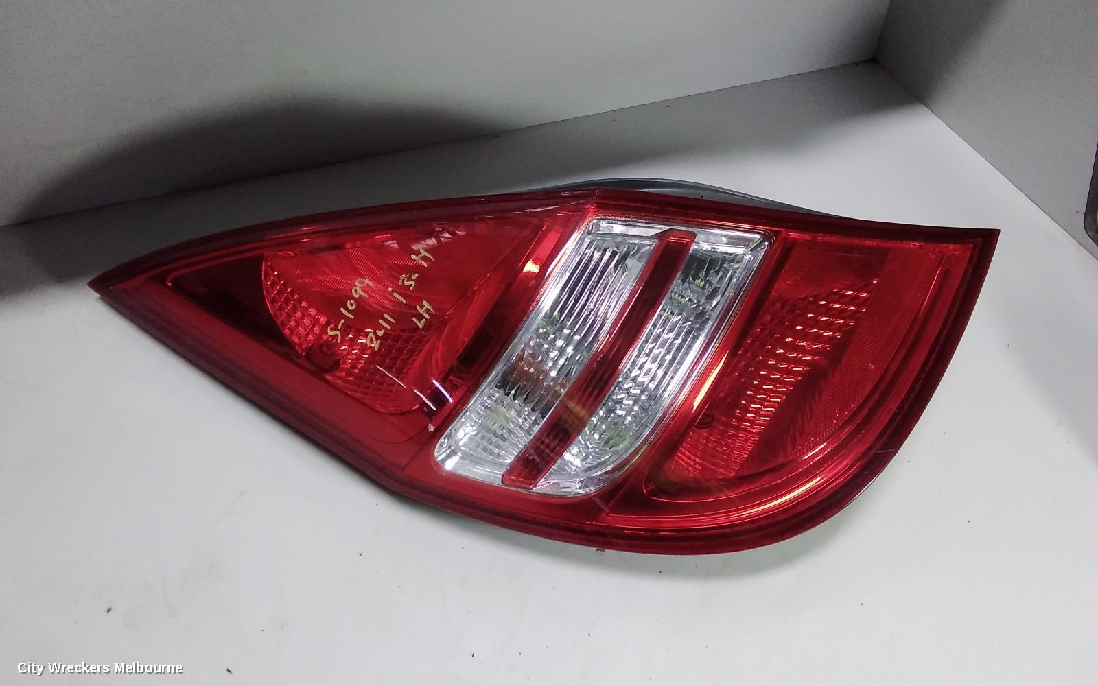 HYUNDAI I30 LEFT TAILLIGHT, FD, HATCH, 09/2007 - 04/2012
