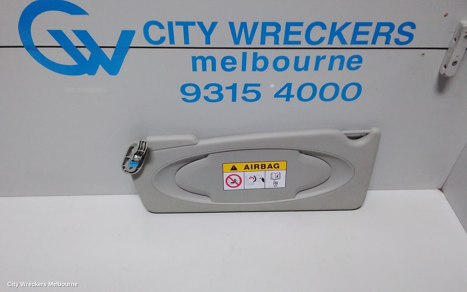 RENAULT KANGOO SUNVISOR, X61, LH SIDE, 10/2010 ONWARDS