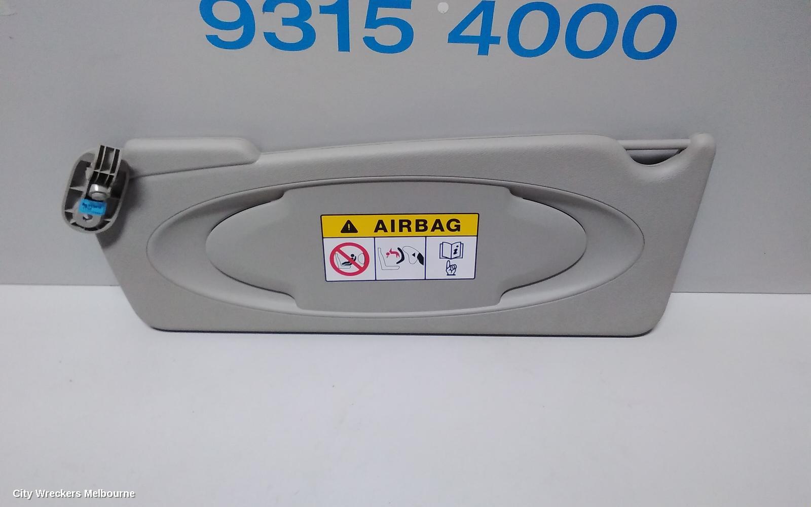 RENAULT KANGOO SUNVISOR, X61, LH SIDE, 10/2010 ONWARDS