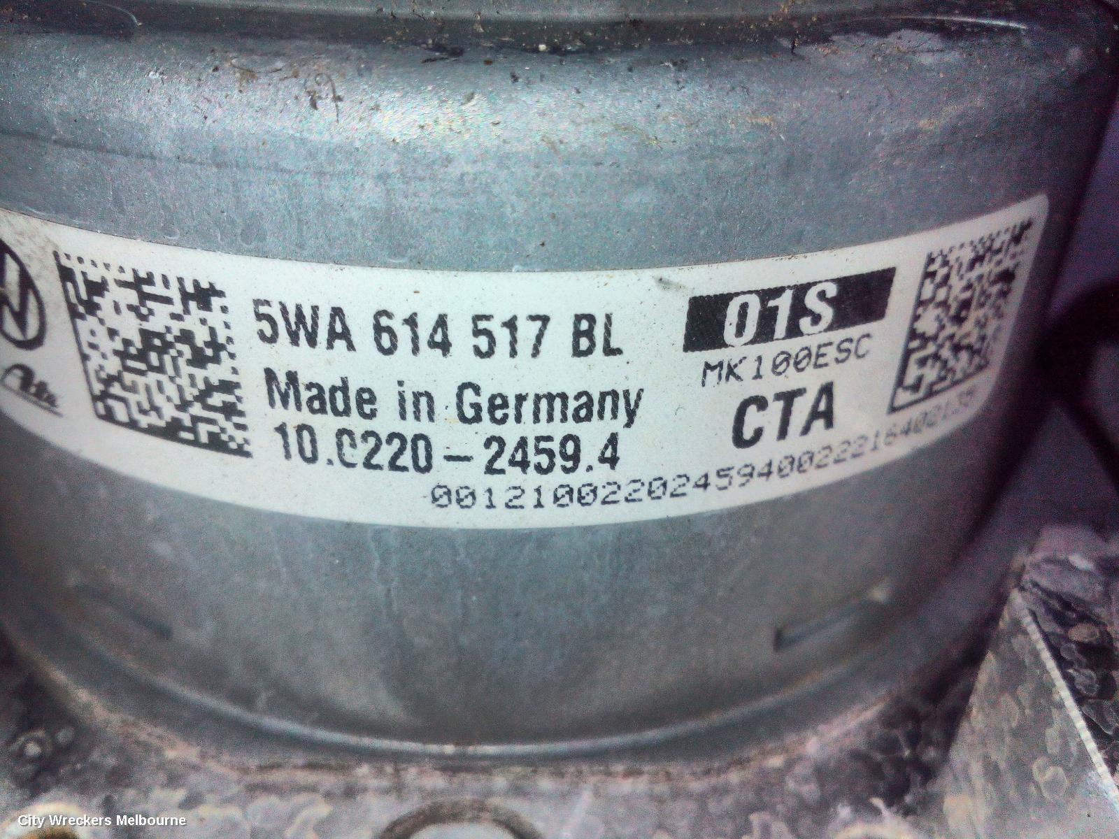 VOLKSWAGEN GOLF ABS PUMP/MODULATOR, GEN 8, 09/2020 ONWARDS