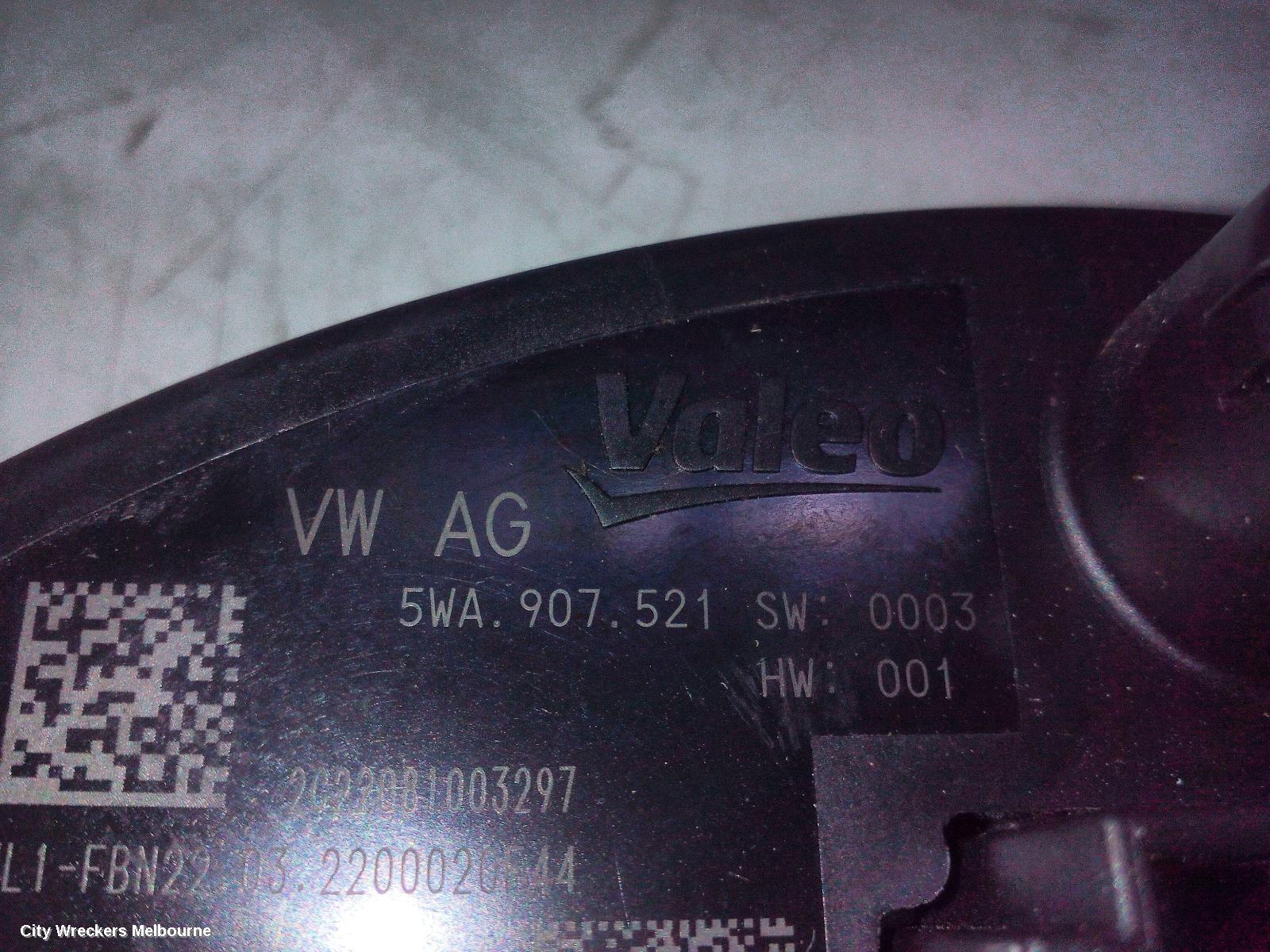 VOLKSWAGEN GOLF FAN SPEED RESISTOR, GEN 8, 09/2020 ONWARDS