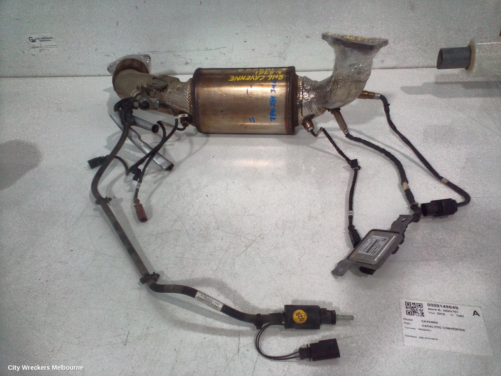 PORSCHE CAYENNE CATALYTIC CONVERTER, 92A, 07/2010 - 04/2018