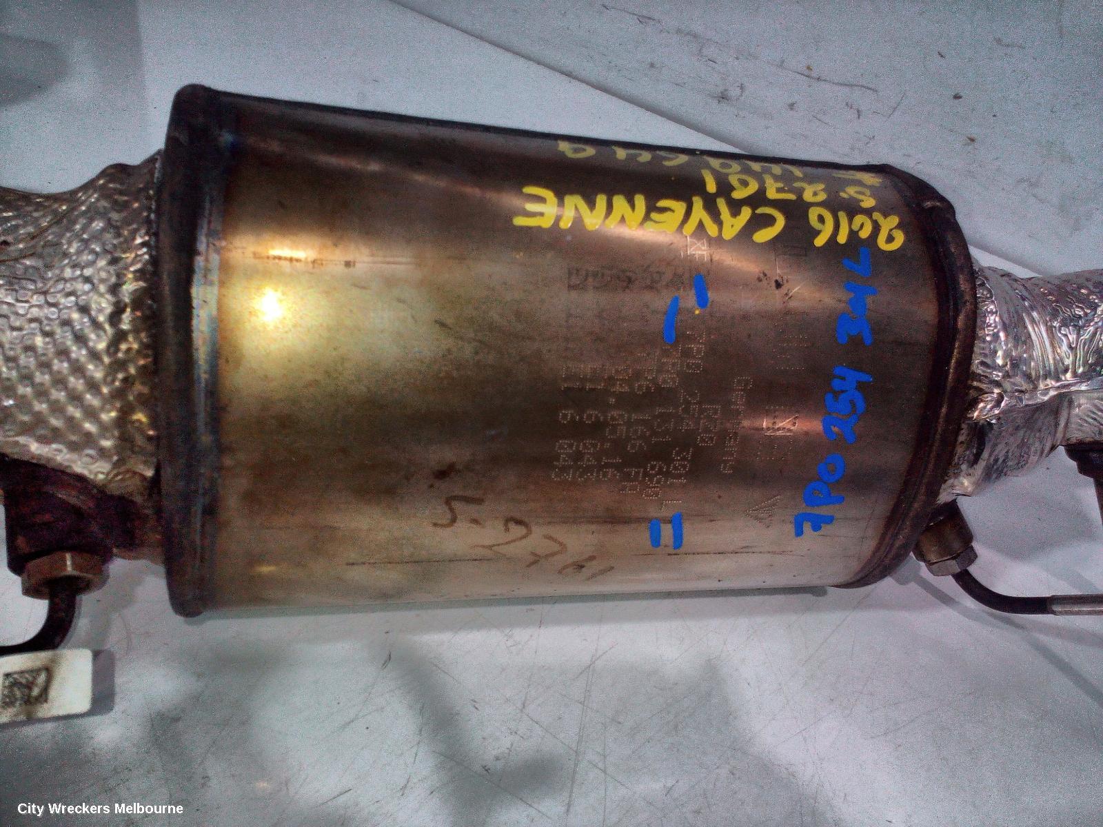 PORSCHE CAYENNE CATALYTIC CONVERTER, 92A, 07/2010 - 04/2018