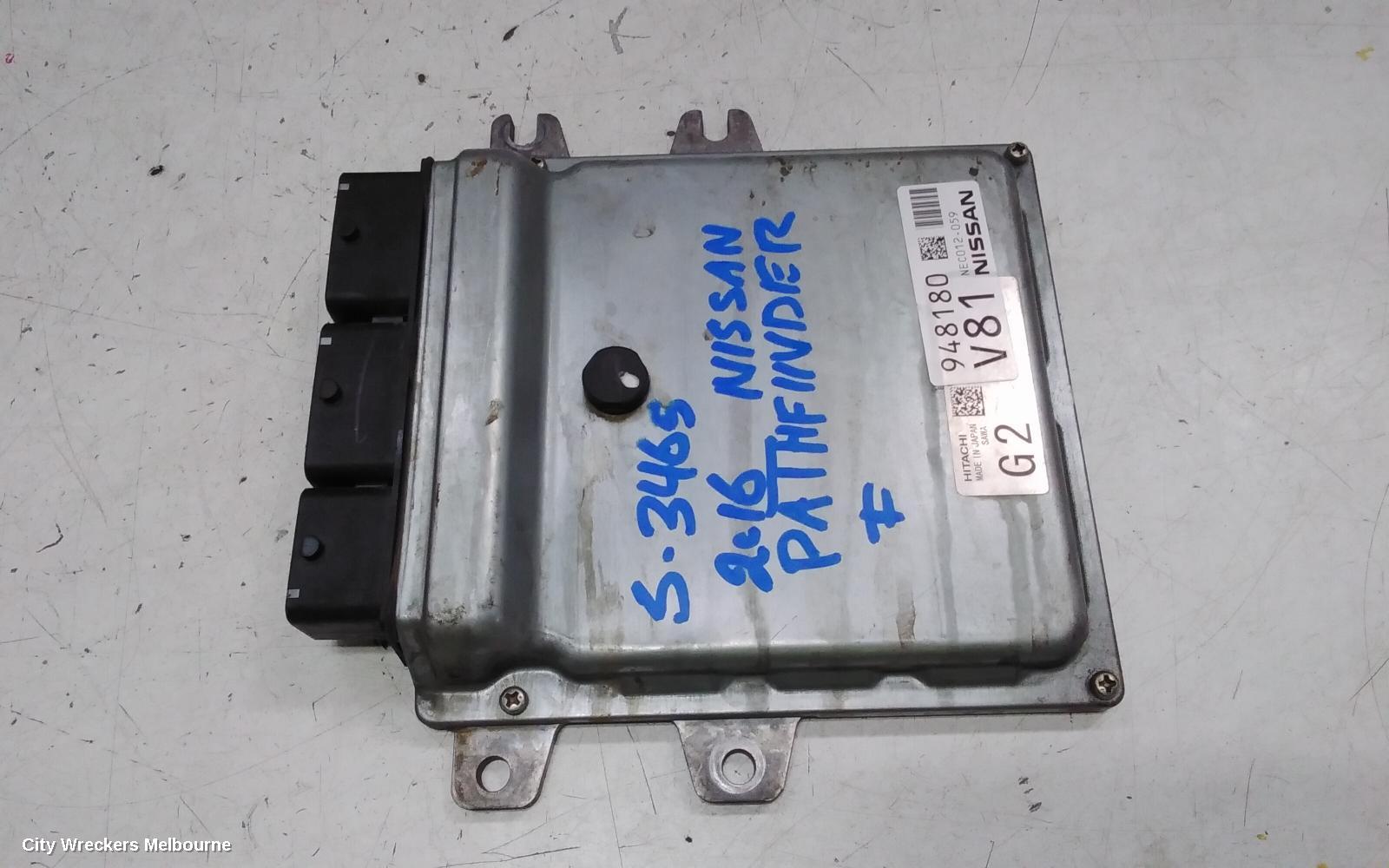 NISSAN PATHFINDER ECU, ENGINE ECU, 3.5, ECU ONLY, R52, 06/2013 - 04/2021