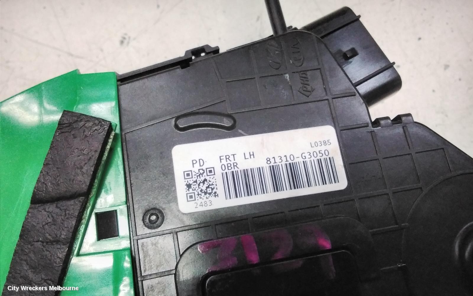 HYUNDAI I30 DOOR/BOOT/GATE LOCK, LEFT FRONT DOOR LOCK, PD, HATCH (S. KOREA VIN KMHH), GO/ACTIVE/ELITE/SR, 03/2017 - 12/2023
