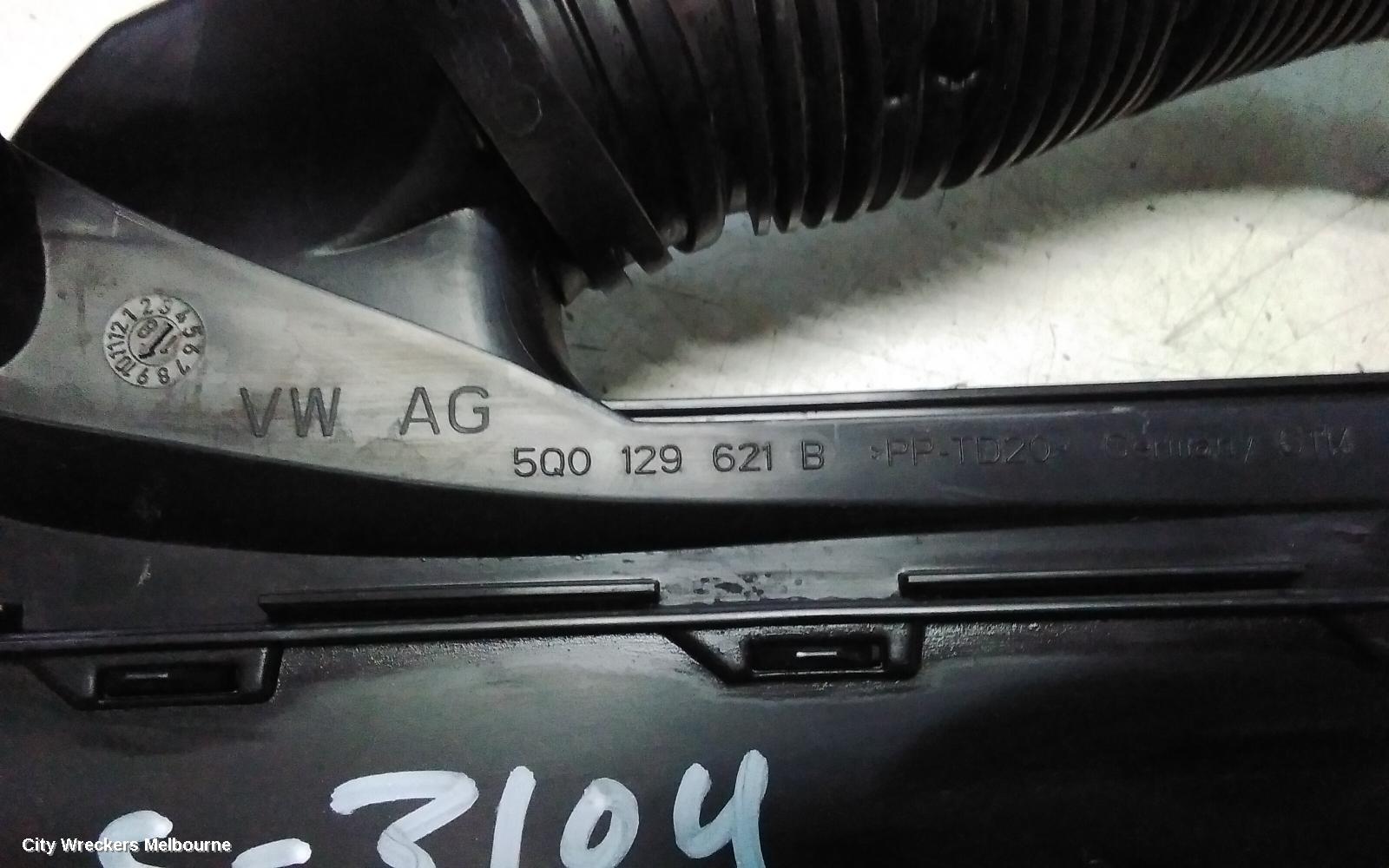 AUDI Q2 AIR CLEANER DUCT/HOS, GA, 10/2016 ONWARDS