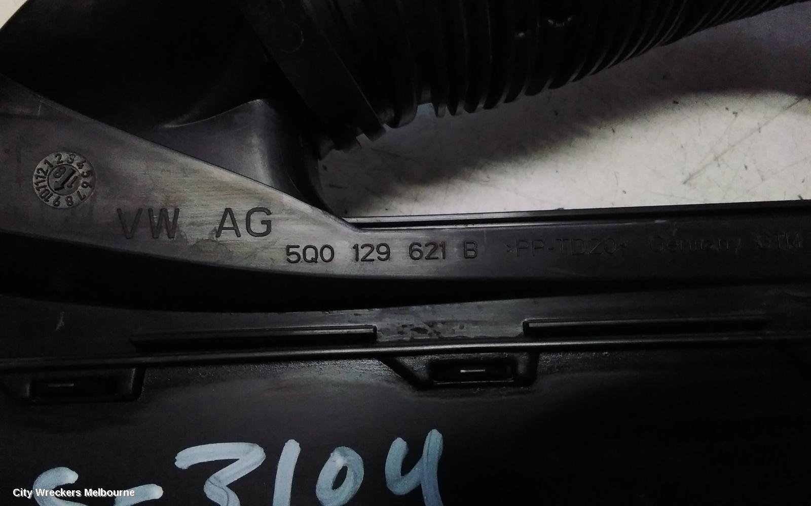 AUDI Q2 AIR CLEANER DUCT/HOS, GA, 10/2016 ONWARDS